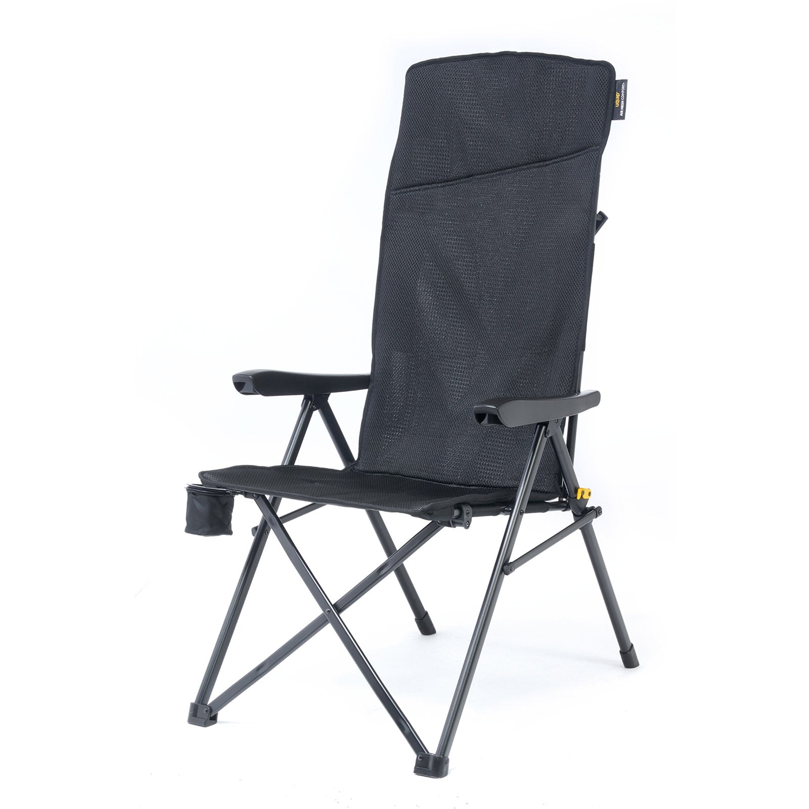 Chaise de camping UQUIP Justy XL AirMesh chaise de plage chaise pliante acier 120 kg