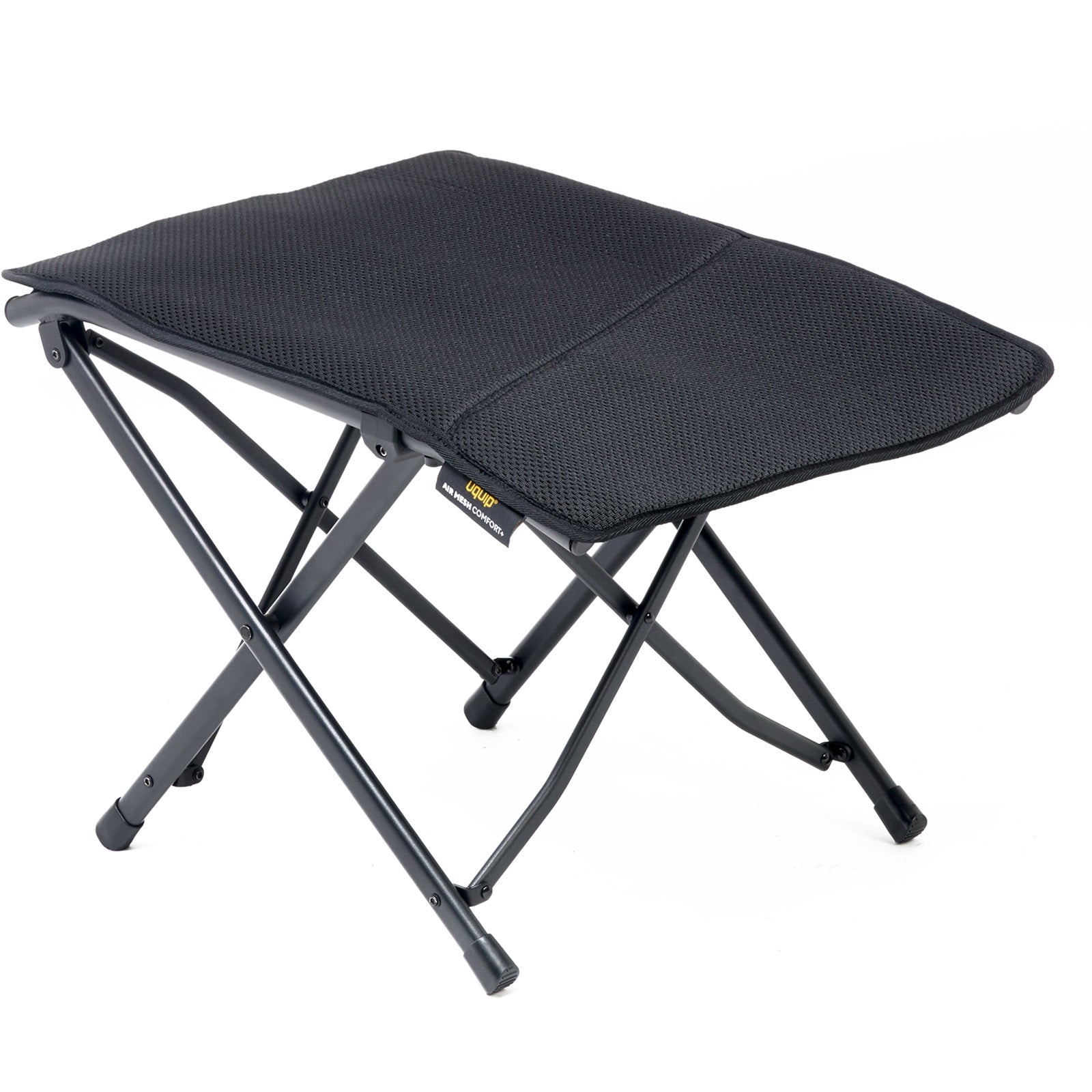 UQUIP Fußablage Finley Air Mesh Fußbank Campingstuhl Klappstuhl Hocker Stahl