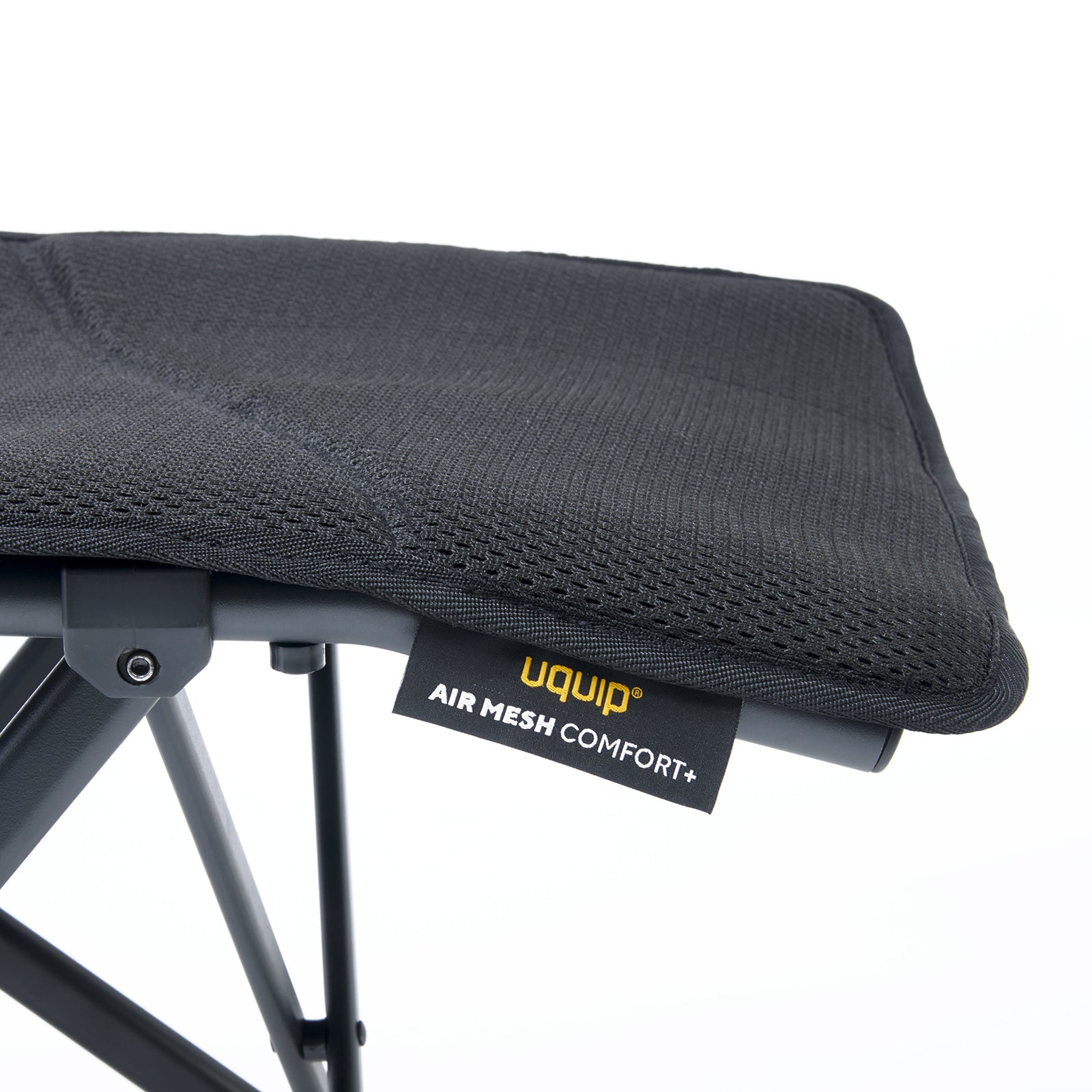 UQUIP Fußablage Finley Air Mesh Fußbank Campingstuhl Klappstuhl Hocker Stahl