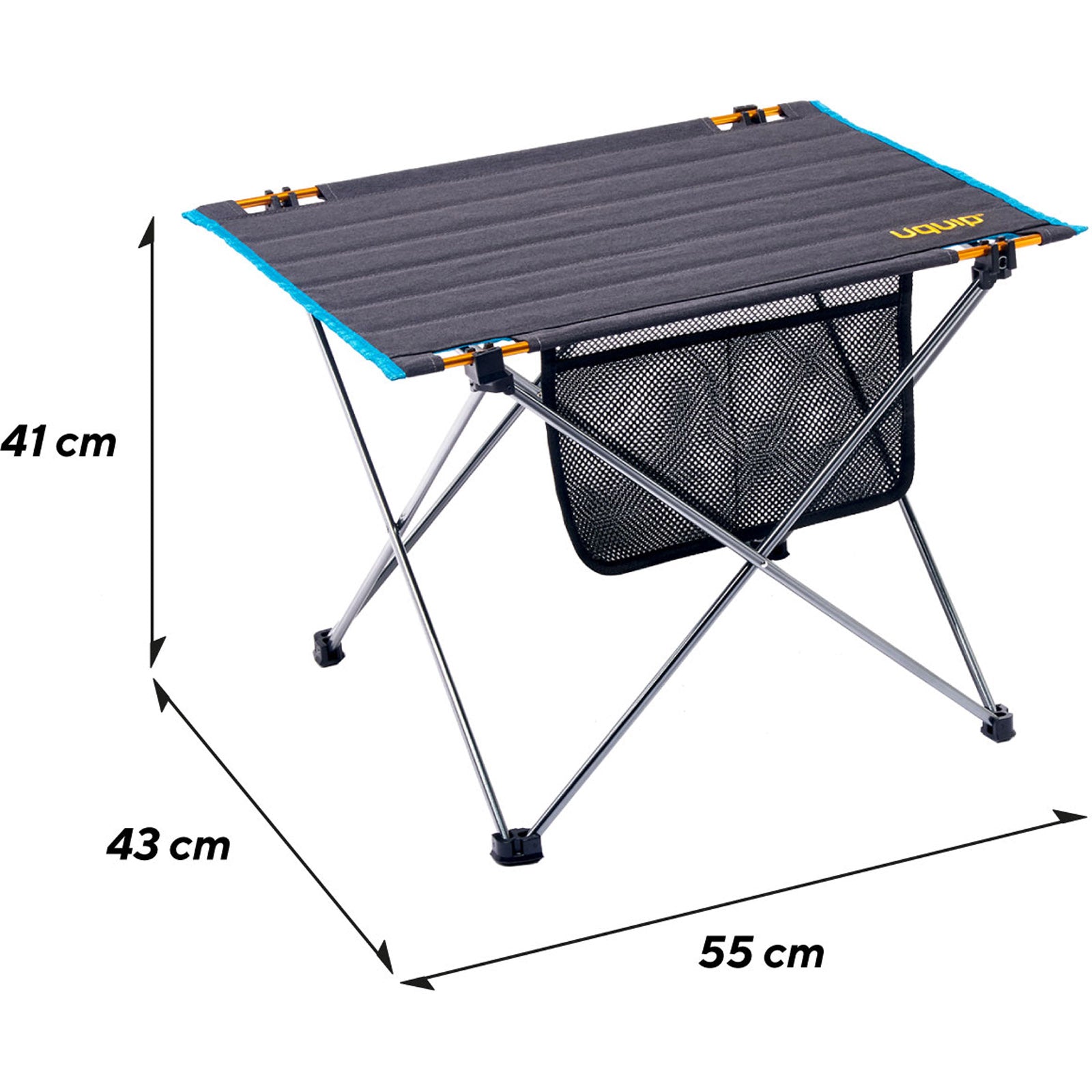 UQUIP Campingtisch Liberty M Camping Falttisch Rolltisch Klapptisch Leicht Alu