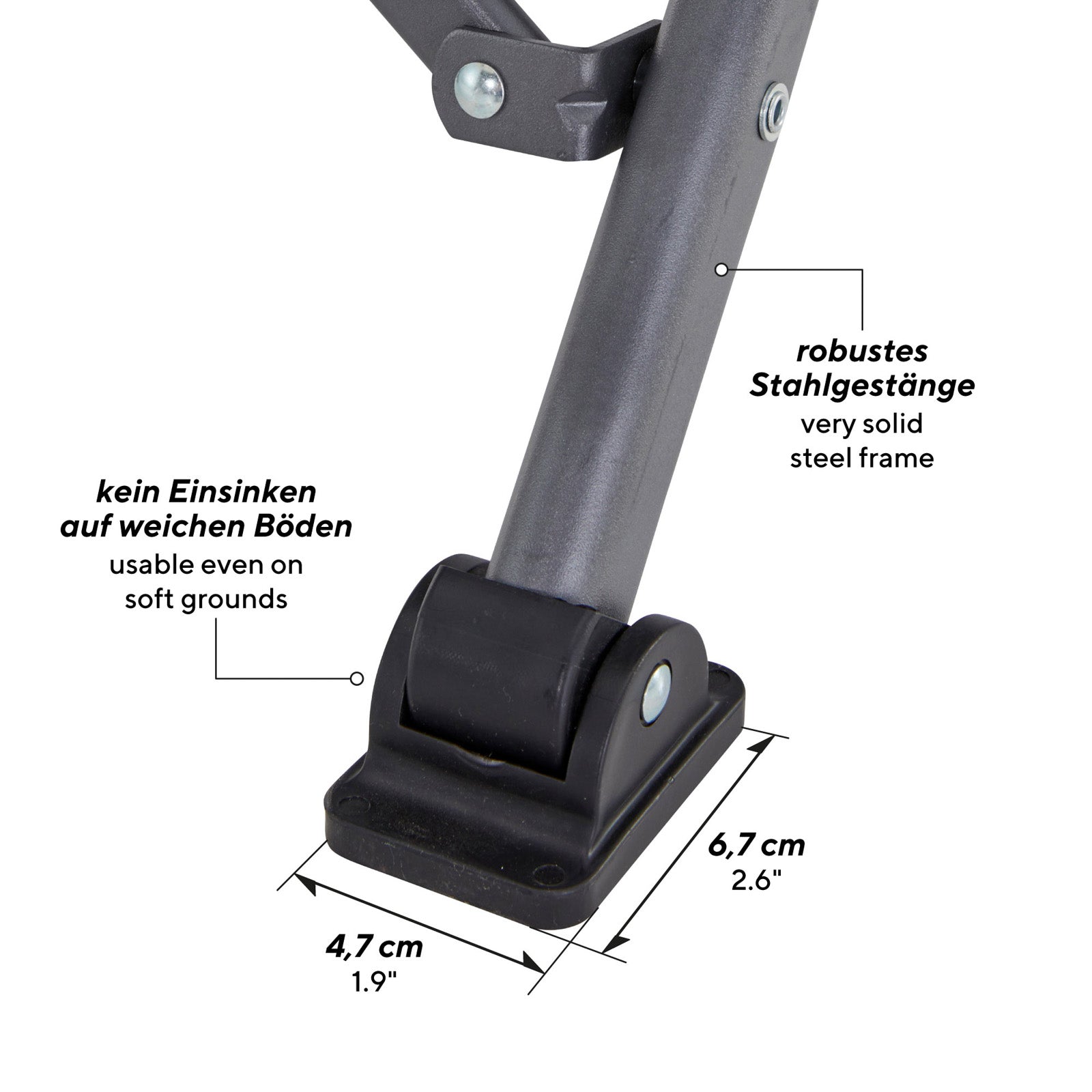 UQUIP Campingmöbel Set Bloody Camping Garnitur 1x Campingtisch 2x Campingstuhl