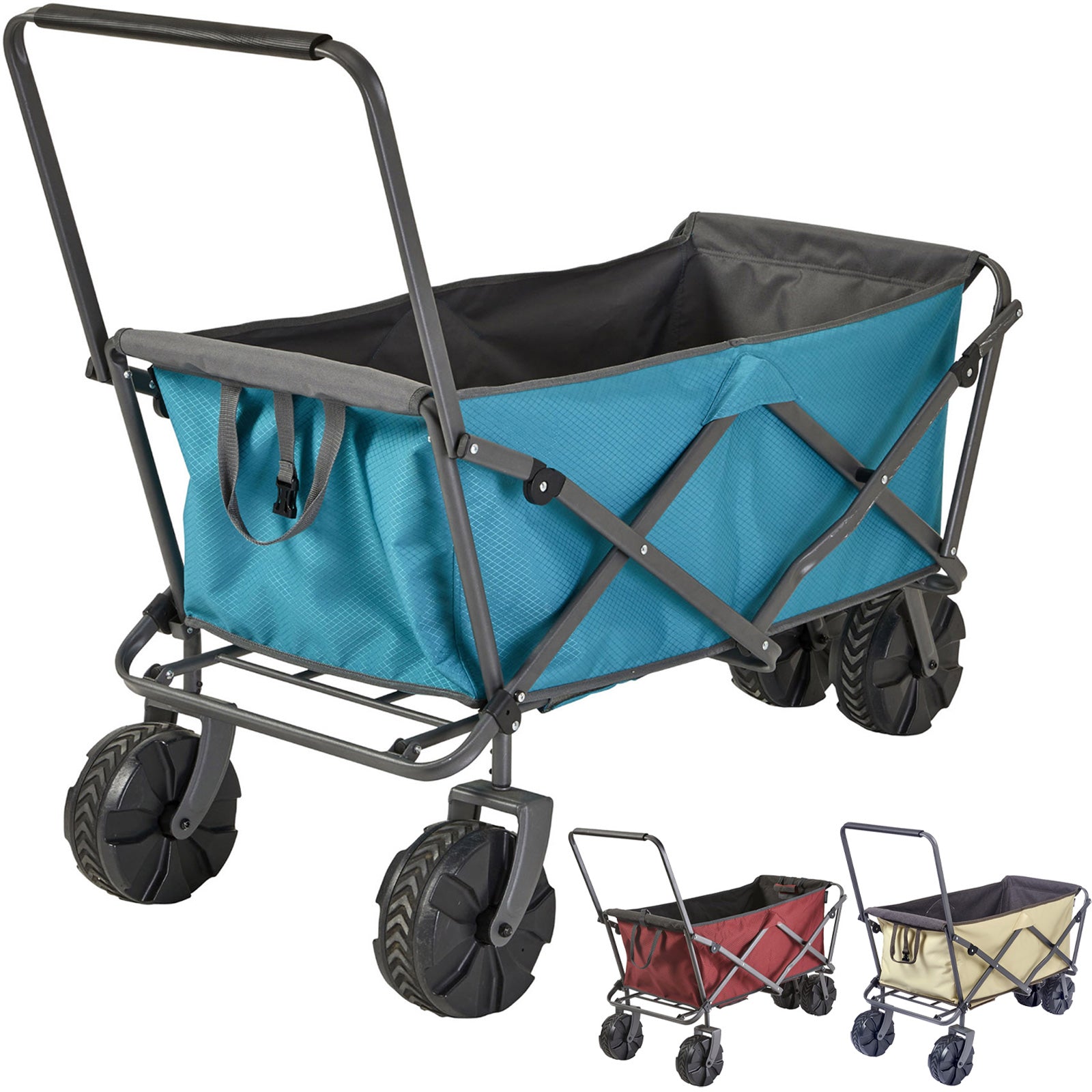 UQUIP Beach Handcart Buddy Handcart Transport Cart Garden Cart Foldable