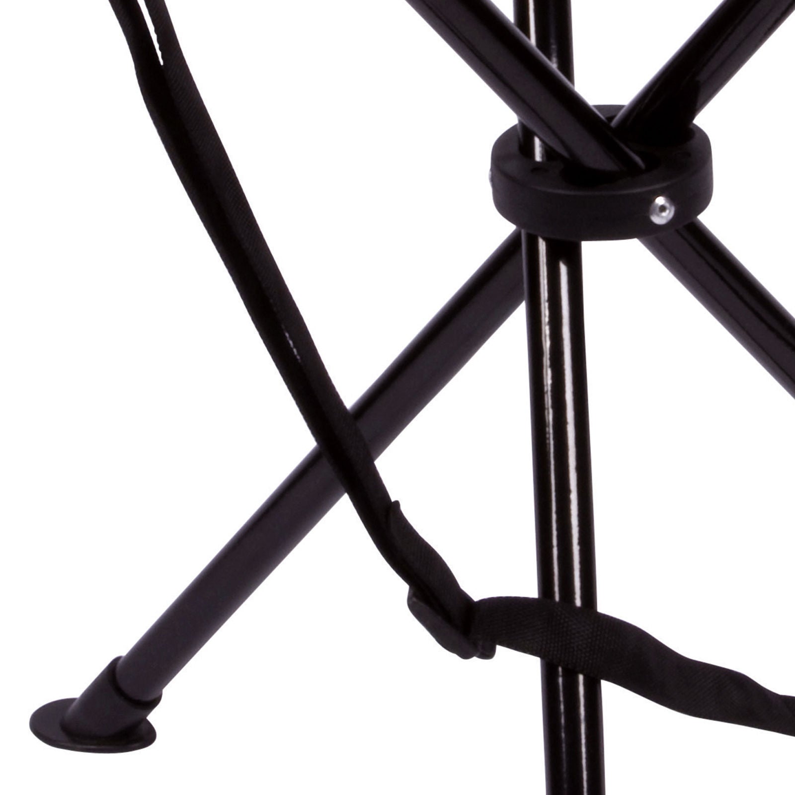 BO-CAMP Tabouret à trois pieds XL - Tabouret de camping pliable haut, 3 pieds, pêche, acier, 100 kg
