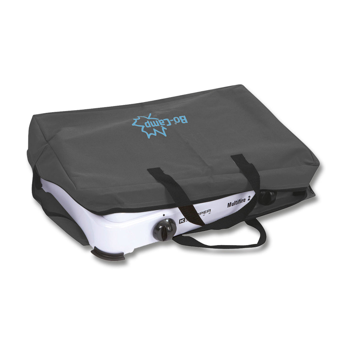 BO-CAMP Opbergtas voor campinggasfornuis, beschermhoes voor 2-, 3- en 4-pitsfornuizen