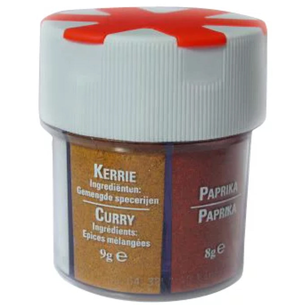 TREK'N EAT Spice Shaker Camping 6-in-1 Spice Jar Travel Salt Shaker Outdoor