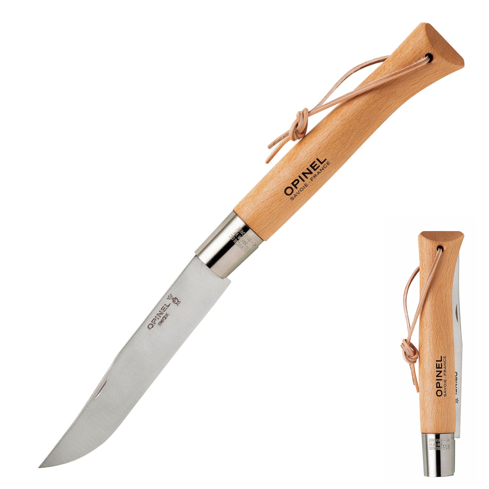Couteau pliant géant OPINEL n° 13 XL, couteau de poche, lame verrouillable de 22,5 cm, couteau de table