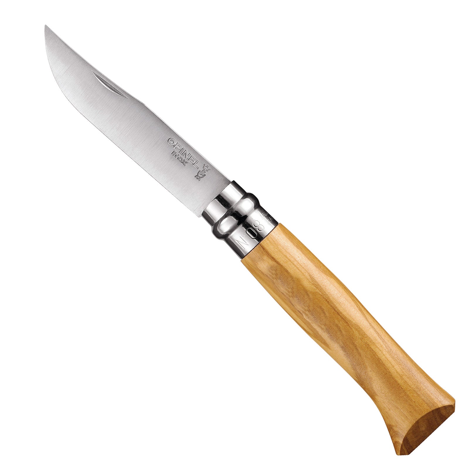 OPINEL Klappmesser No 8 Taschenmesser Messer Eiche Olive Walnuss Bubinga Stahl