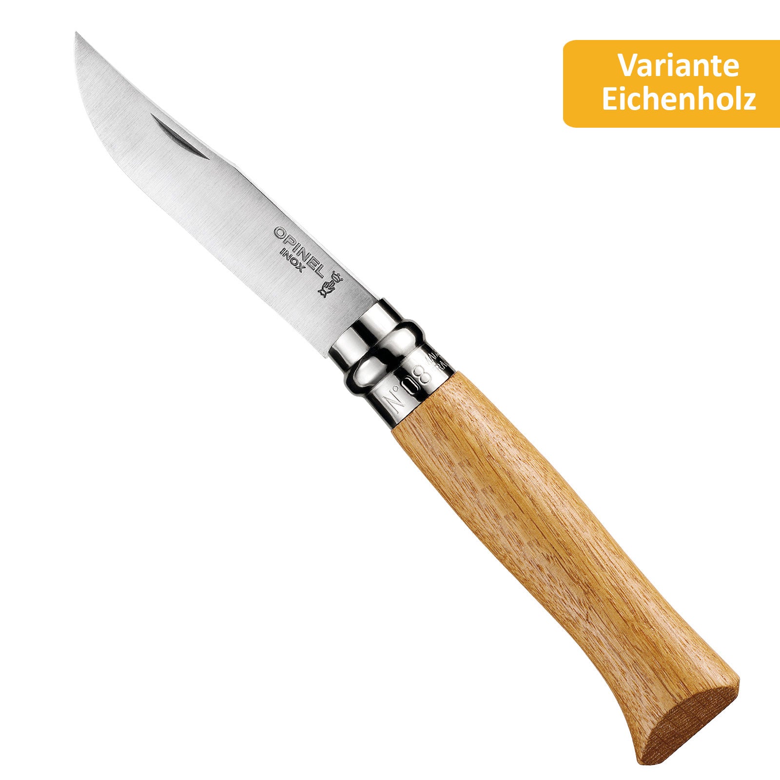 OPINEL Klappmesser No 8 Taschenmesser Messer Eiche Olive Walnuss Bubinga Stahl