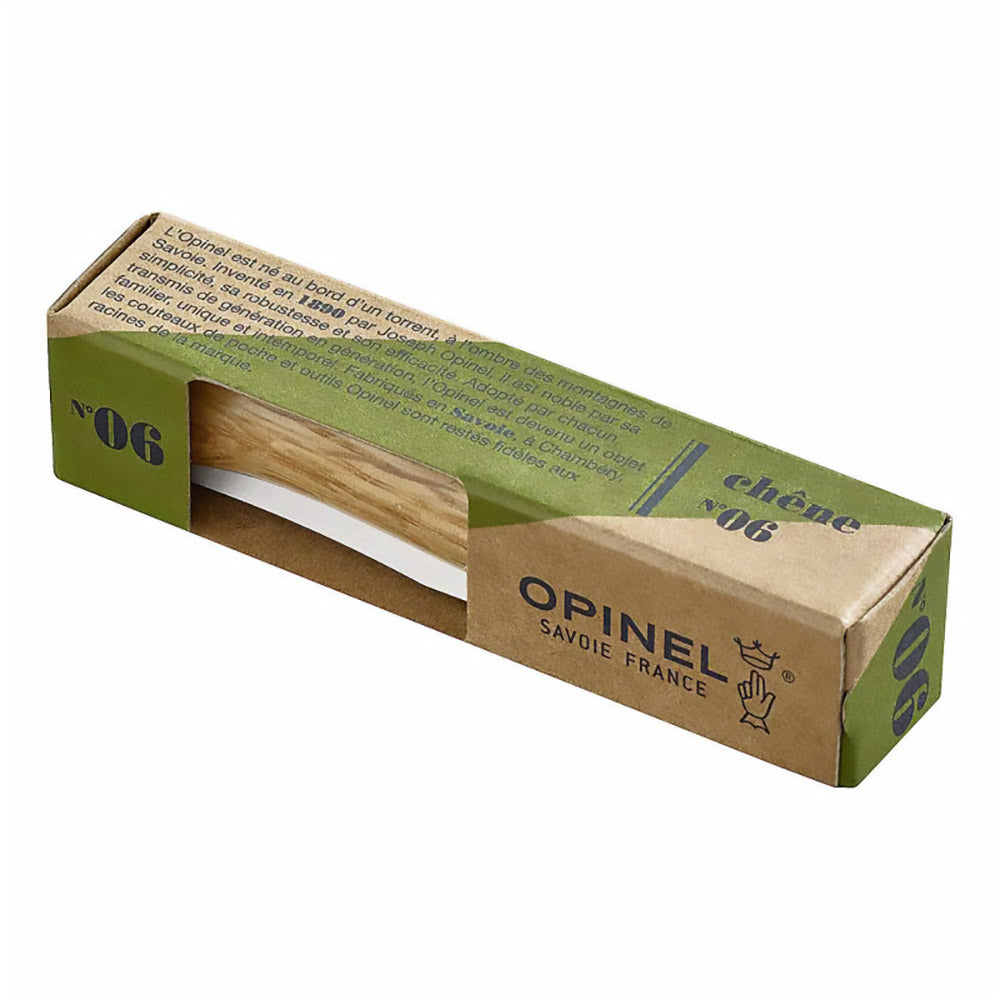 Couteau pliant OPINEL n° 6, couteau de poche en bois de chêne, d'olivier, de noyer et de padouk