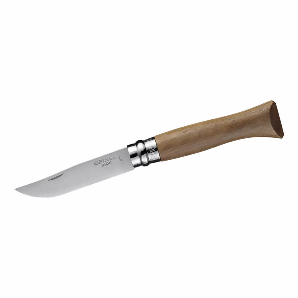 Couteau pliant OPINEL n° 6, couteau de poche en bois de chêne, d'olivier, de noyer et de padouk