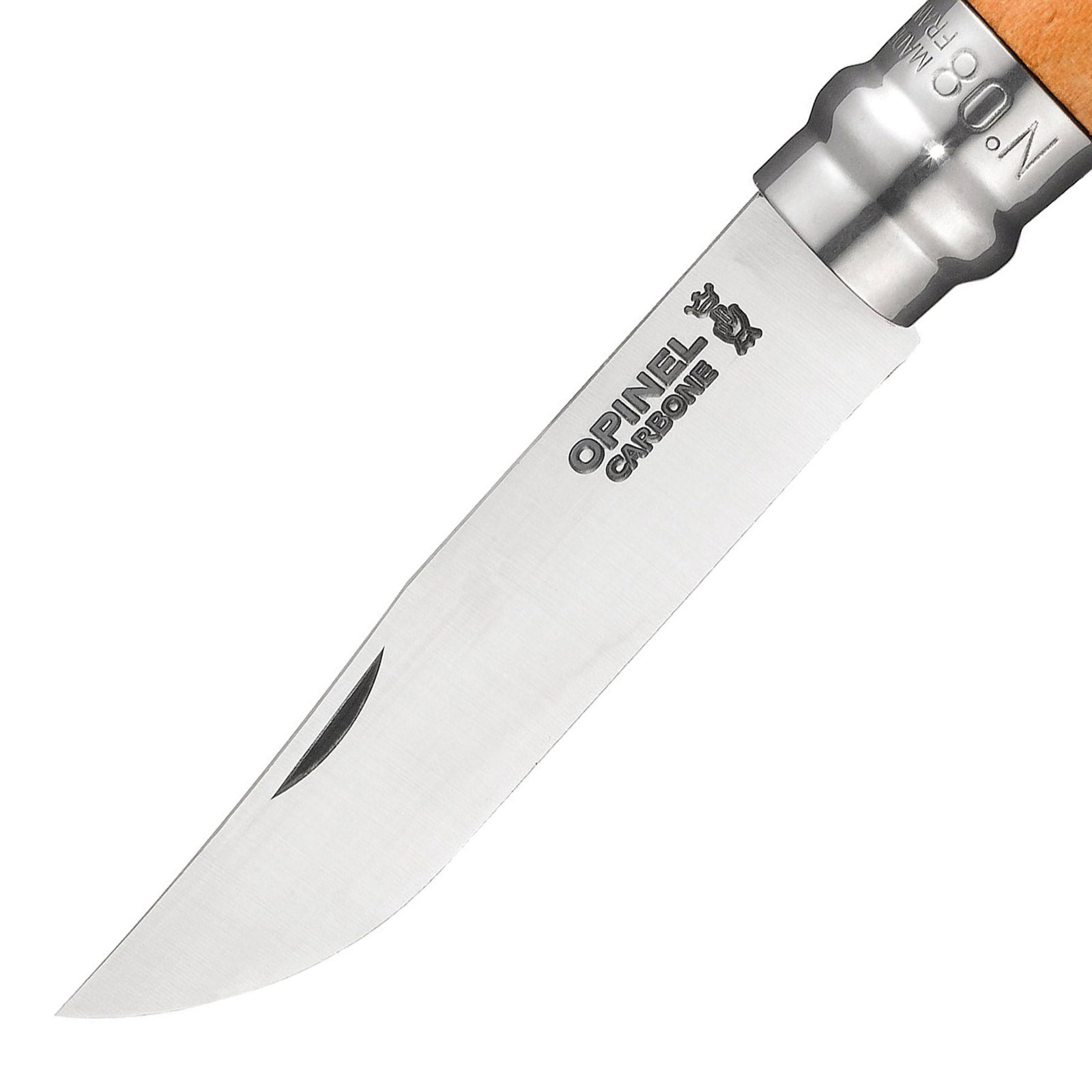 OPINEL Gift Set Knife No. 8 + Case - Folding Knife Pocket Knife Carbon Steel
