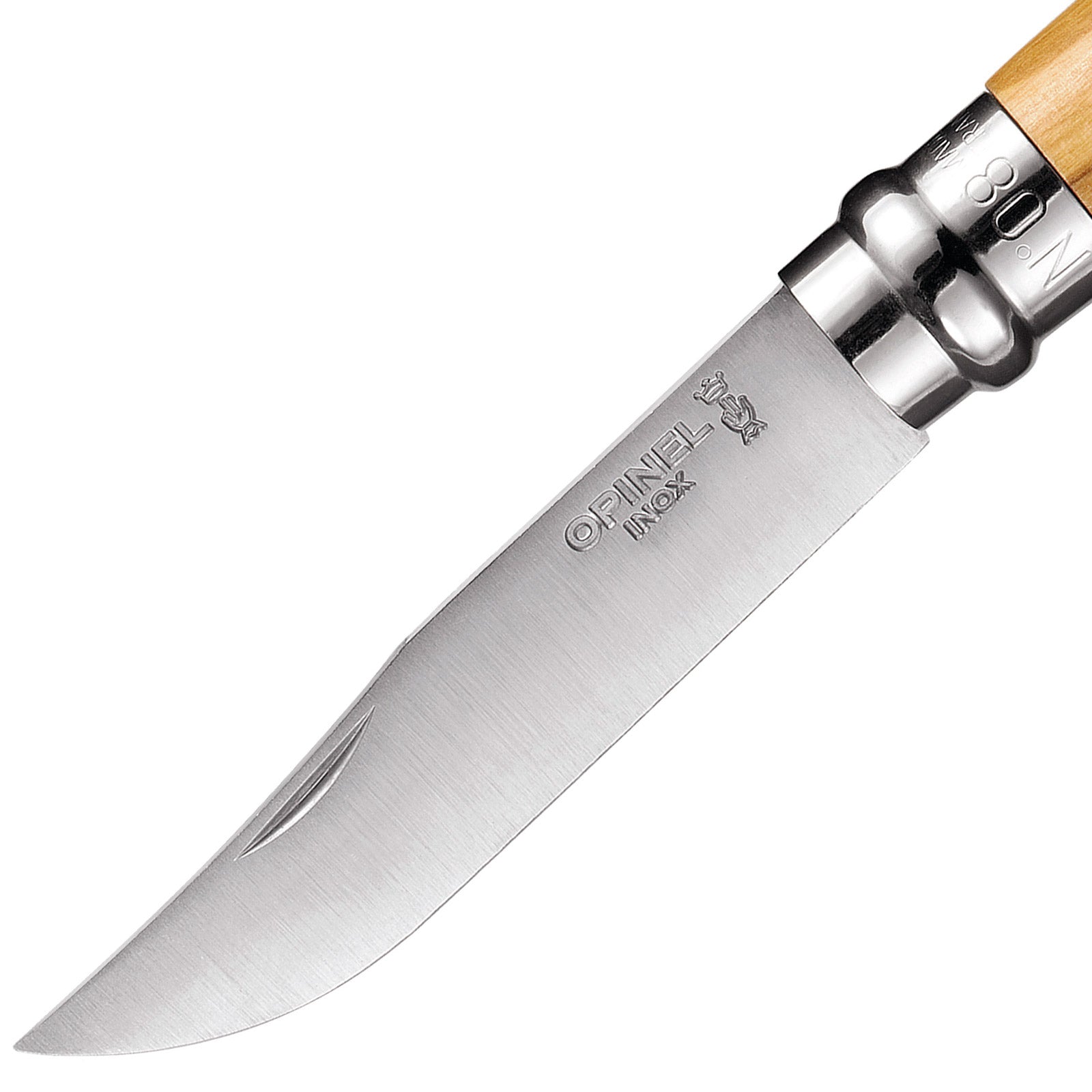 OPINEL Geschenk Set Messer No. 8 + Etui - Klappmesser Taschenmesser Oliven Holz