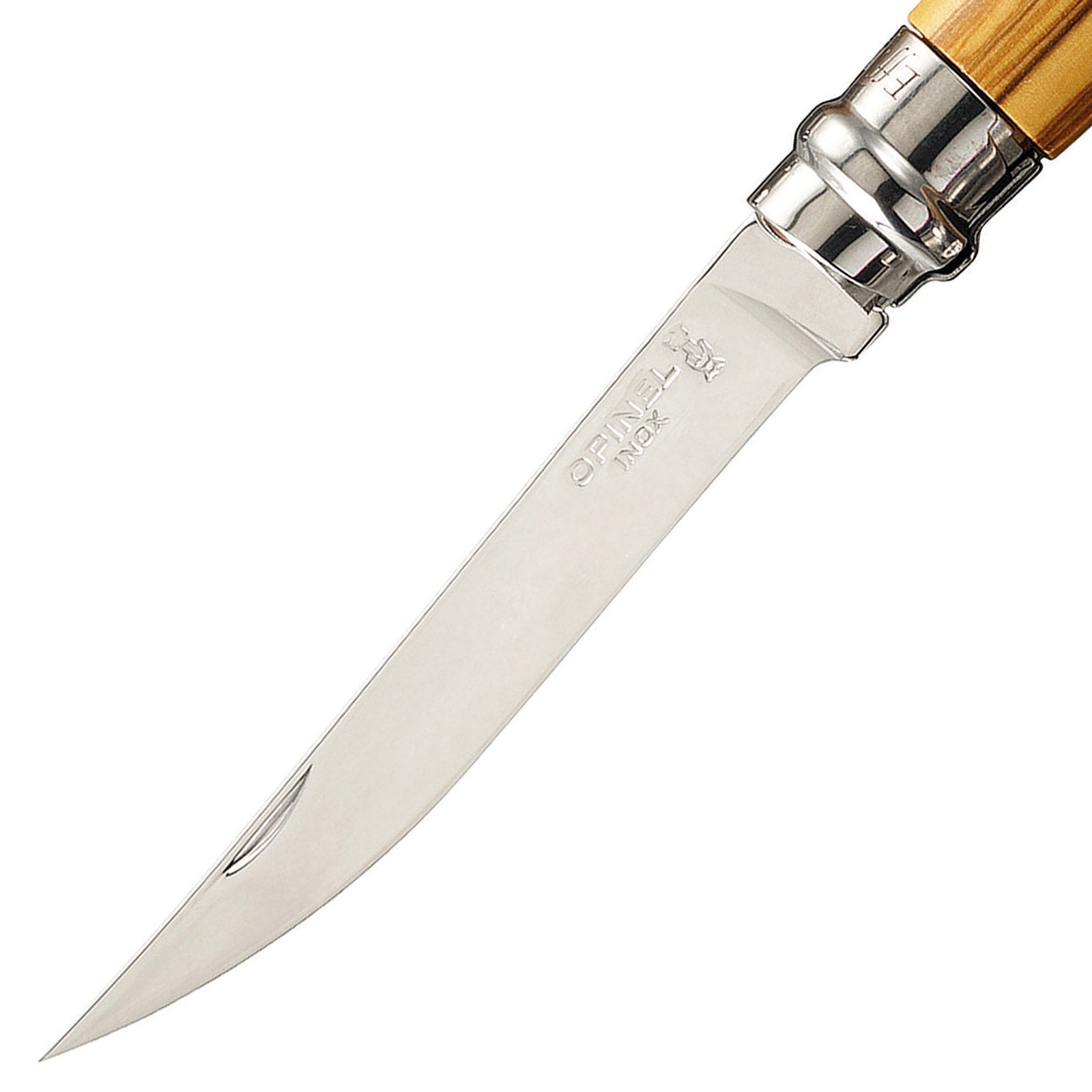 OPINEL Geschenk Set Slimline Messer + Etui Klappmesser Taschenmesser Oliven Holz