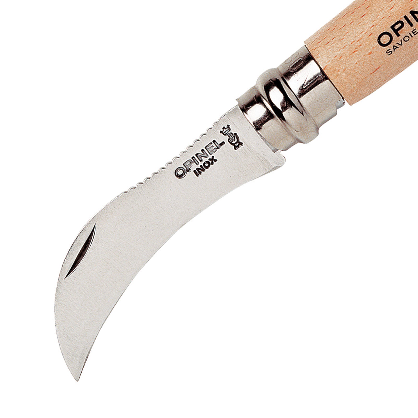 OPINEL Pilzmesser Buchenholz Taschenmesser Pilze Bürste Schwammerl Klapp Messer