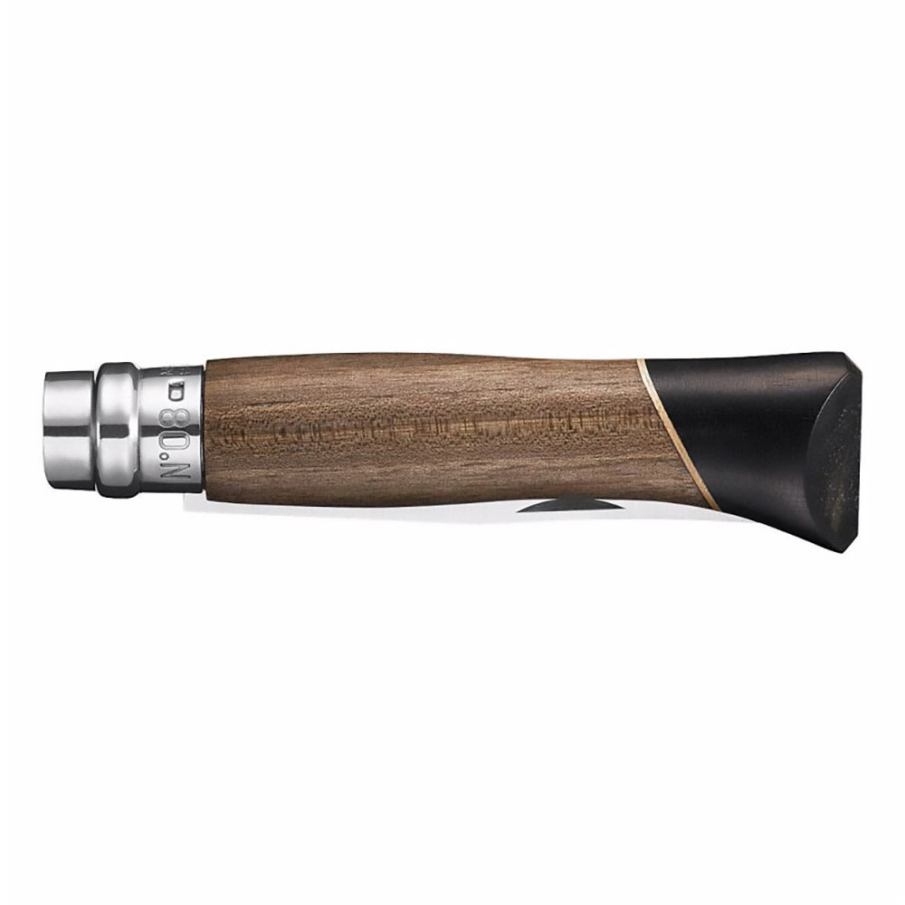 OPINEL Klappmesser No 8 Atelier Taschenmesser Walnuss Ahorn Holz Ebenholz Stahl