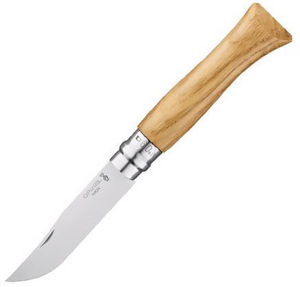 OPINEL Klappmesser No 09 Taschenmesser Messer Eiche Olive Walnuss Holz Stahl