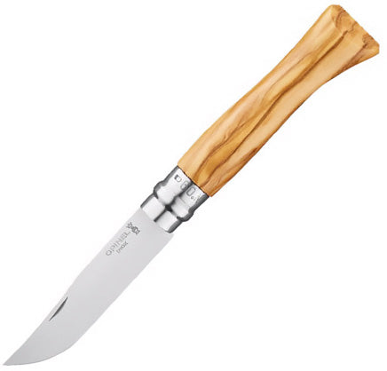 OPINEL Klappmesser No 09 Taschenmesser Messer Eiche Olive Walnuss Holz Stahl