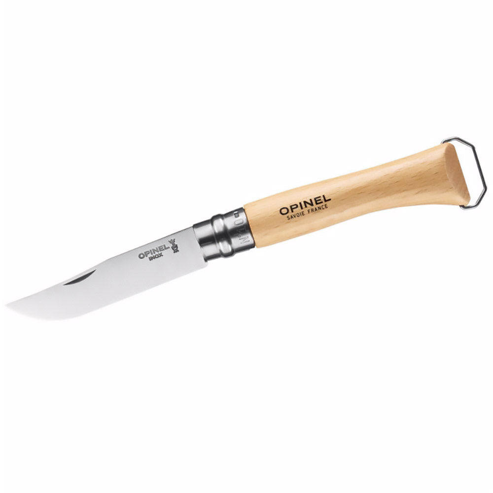 Couteau de poche OPINEL n° 10 avec tire-bouchon, ouvre-bouteilles de vin, couteau pliant en bois