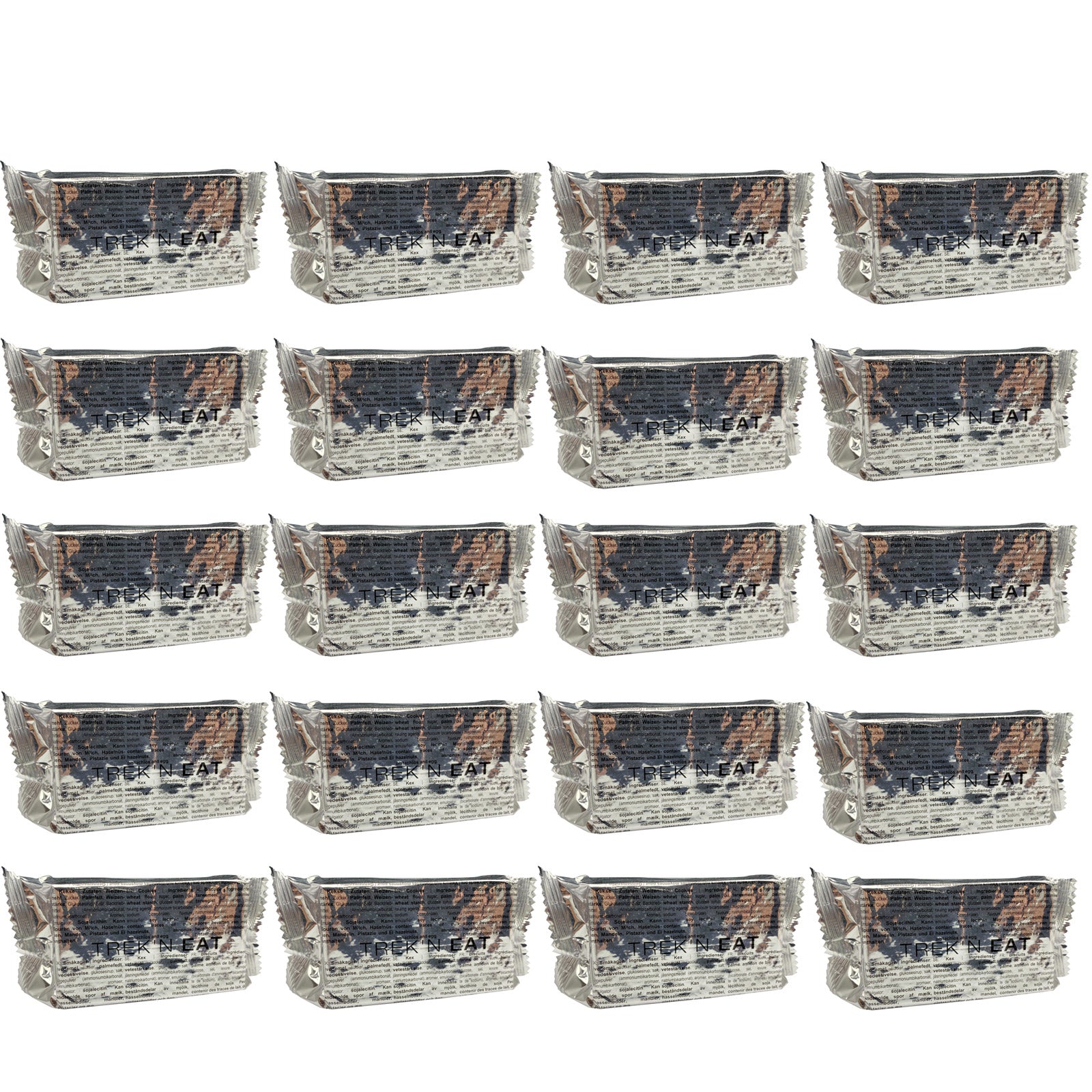 TREK'N EAT 20 x Trekking Hart Kekse Nahrung Outdoor Essen Panzer Ration MRE Keks