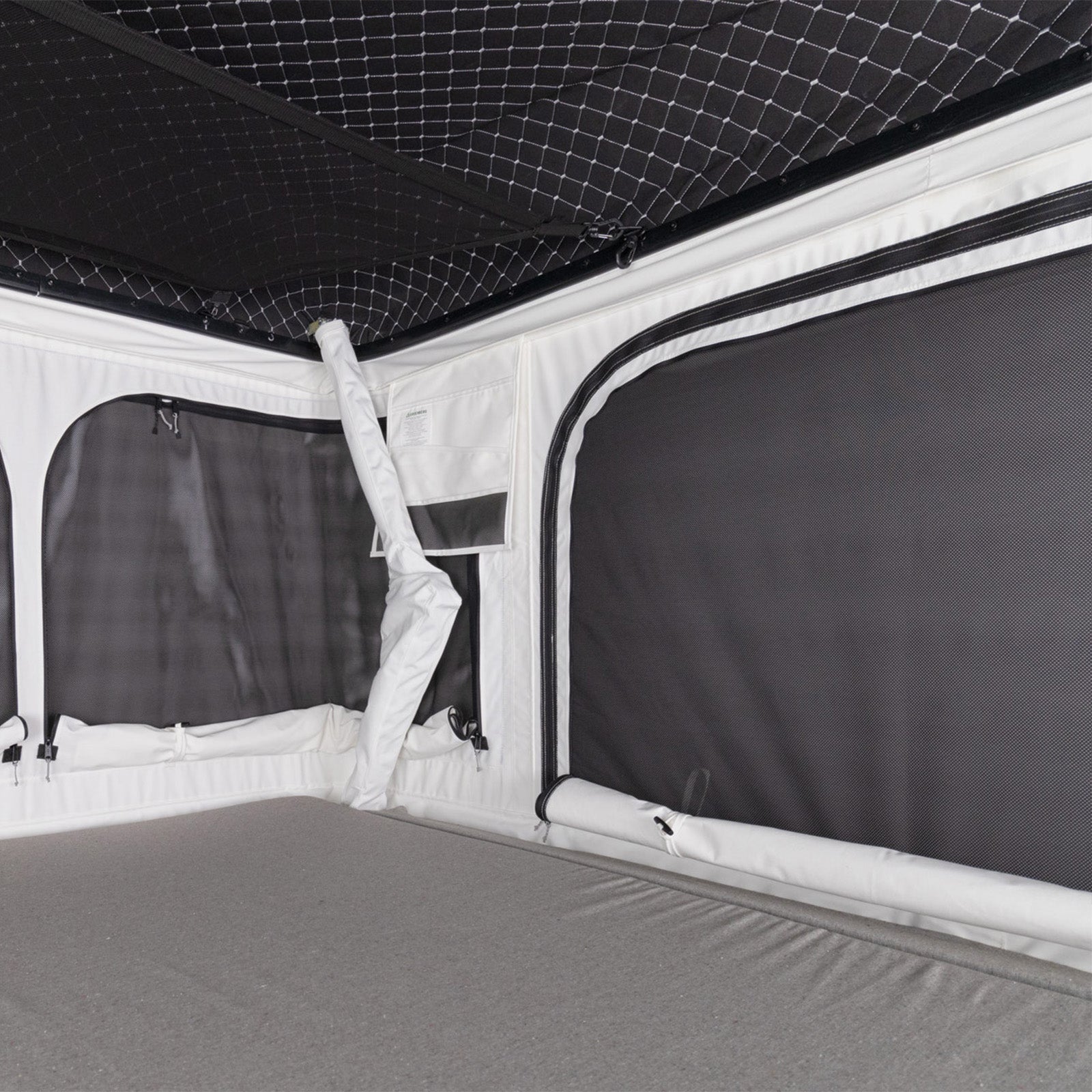 GROENBERG Auto Dachzelt Panorama Small 2 Personen Hartschale ABS Zelt Automatik