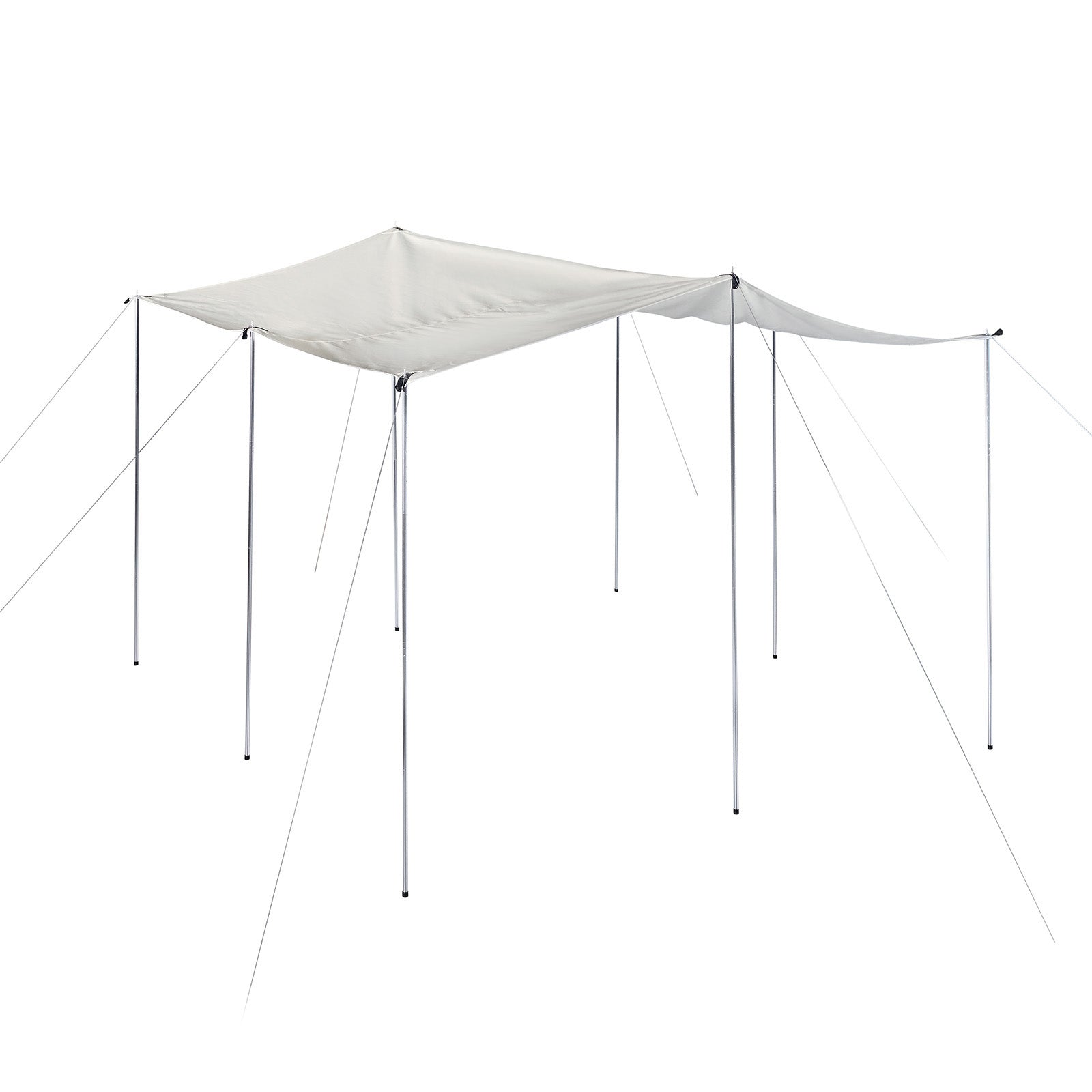 GROENBERG Tarp Skygge L Parasol Tente de Camping Protection Contre Le Vent Extérieur Coton
