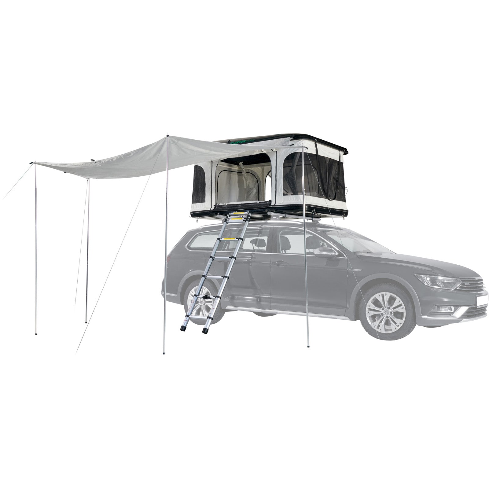 GROENBERG Tarp Hegagon Sonnensegel Camping Zelt Wind Schutz Outdoor Baumwolle