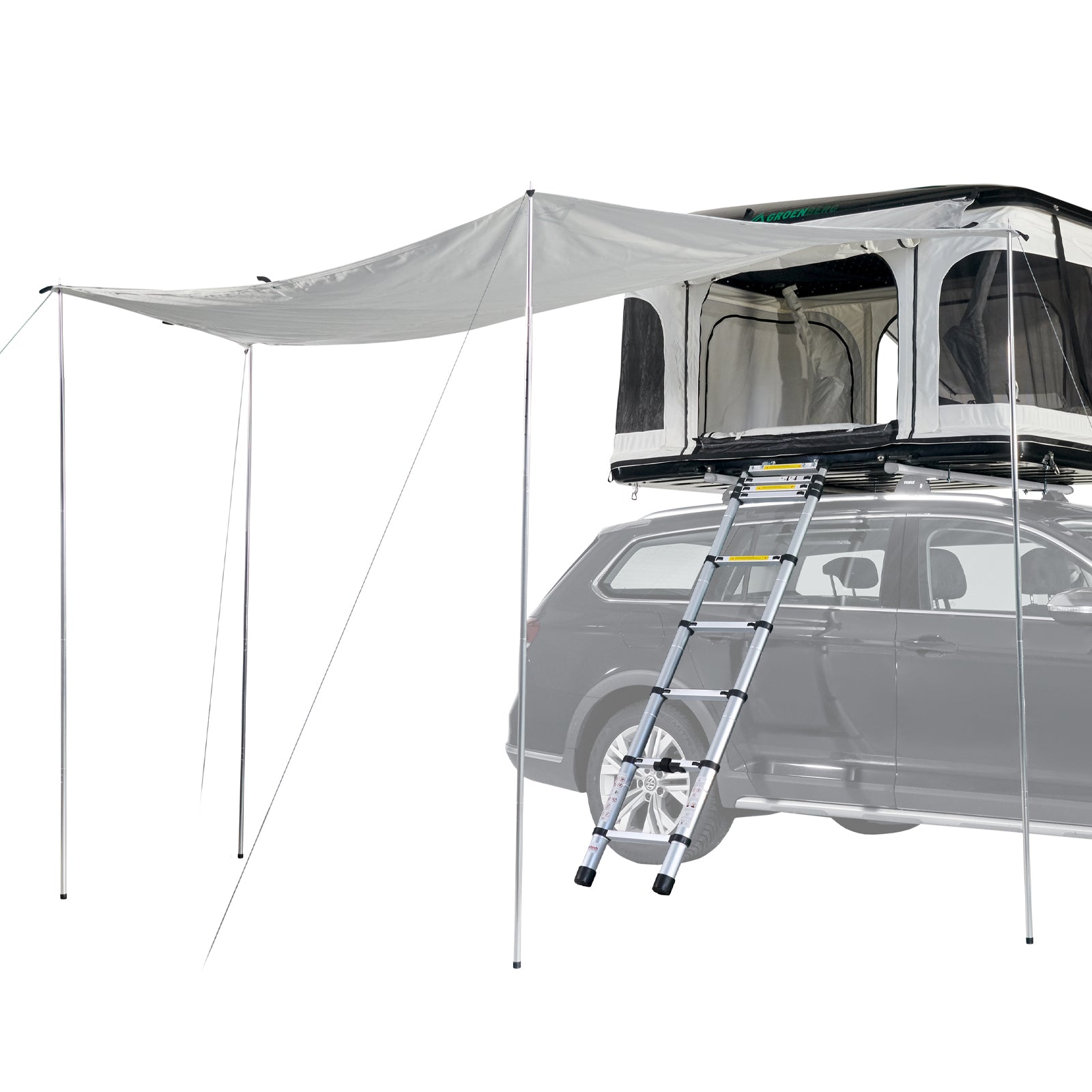 GROENBERG Tarp Hegagon Sonnensegel Camping Zelt Wind Schutz Outdoor Baumwolle