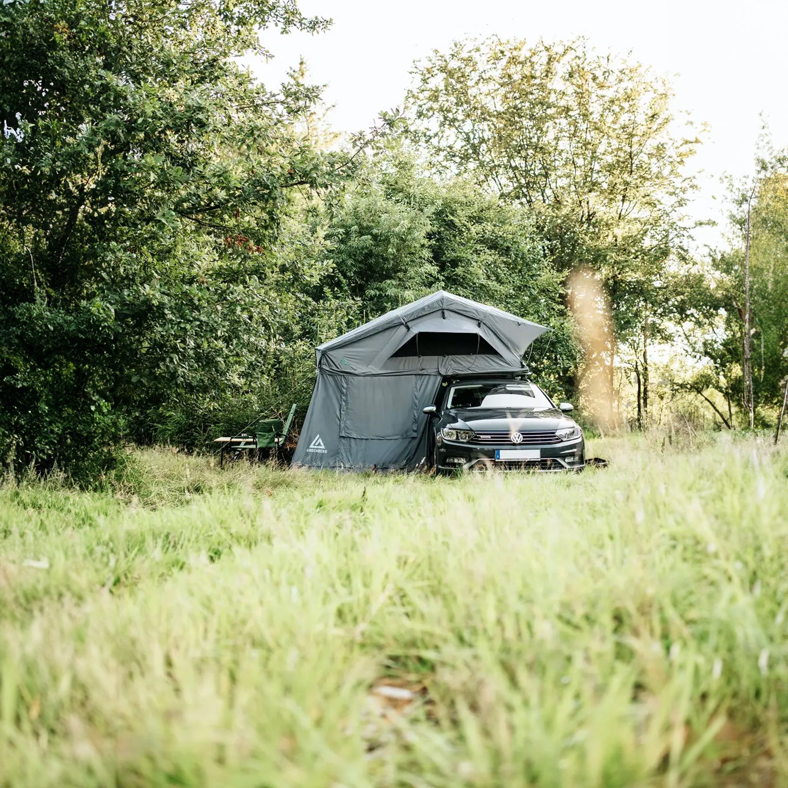 GROENBERG Uitbreiding voor daktent Villmark Annex S Campingautotent met zachte bekleding