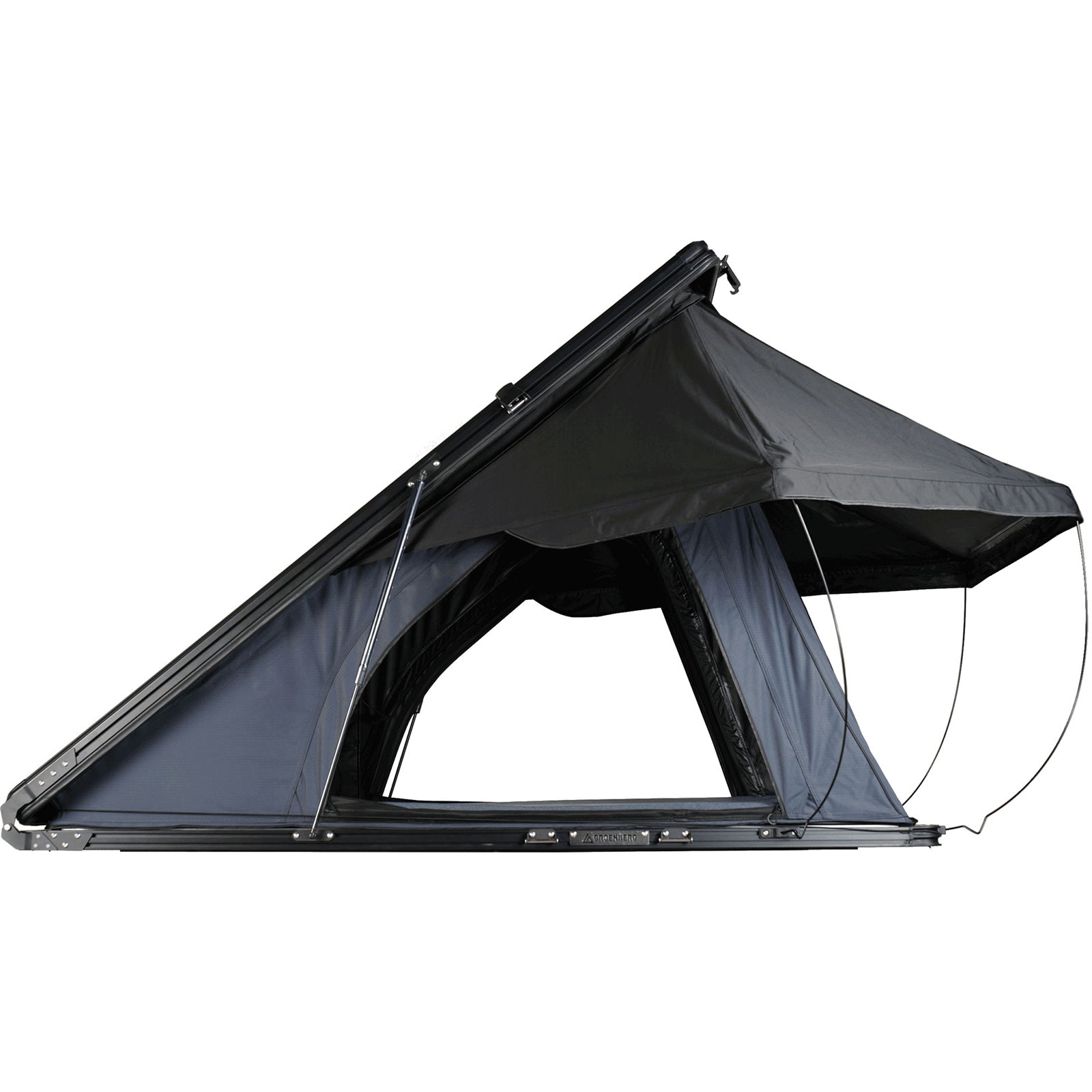 Tente de toit GROENBERG Alvar pour 2 personnes, coque rigide en aluminium, tente automatique
