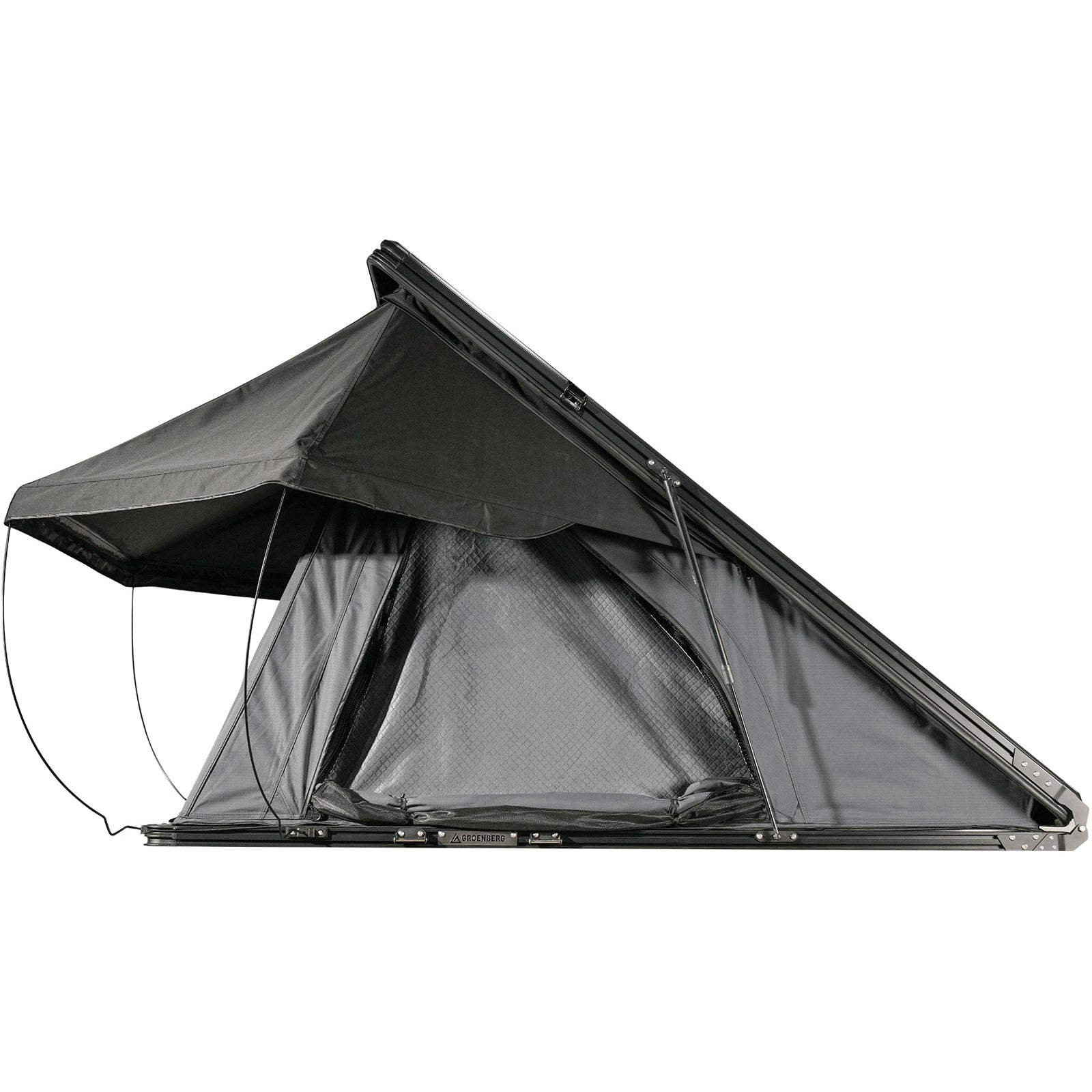 Tente de toit GROENBERG Alvar pour 2 personnes, coque rigide en aluminium, tente automatique