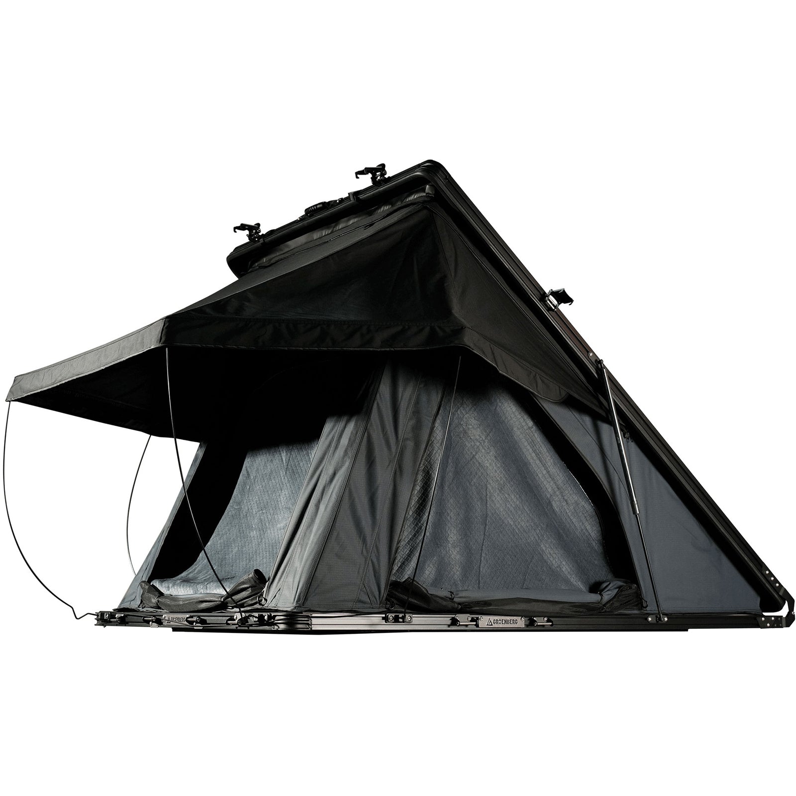 Tente de toit GROENBERG Alvar pour 2 personnes, coque rigide en aluminium, tente automatique