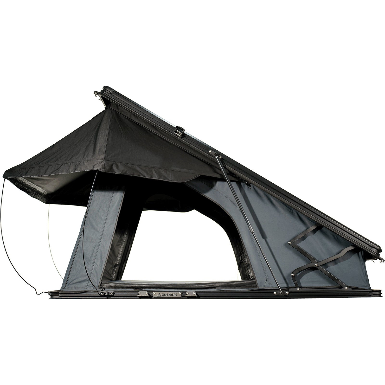 GROENBERG Auto Dachzelt Tjelvar 2 Personen Hartschale Alu Hardtop Zelt Automatik