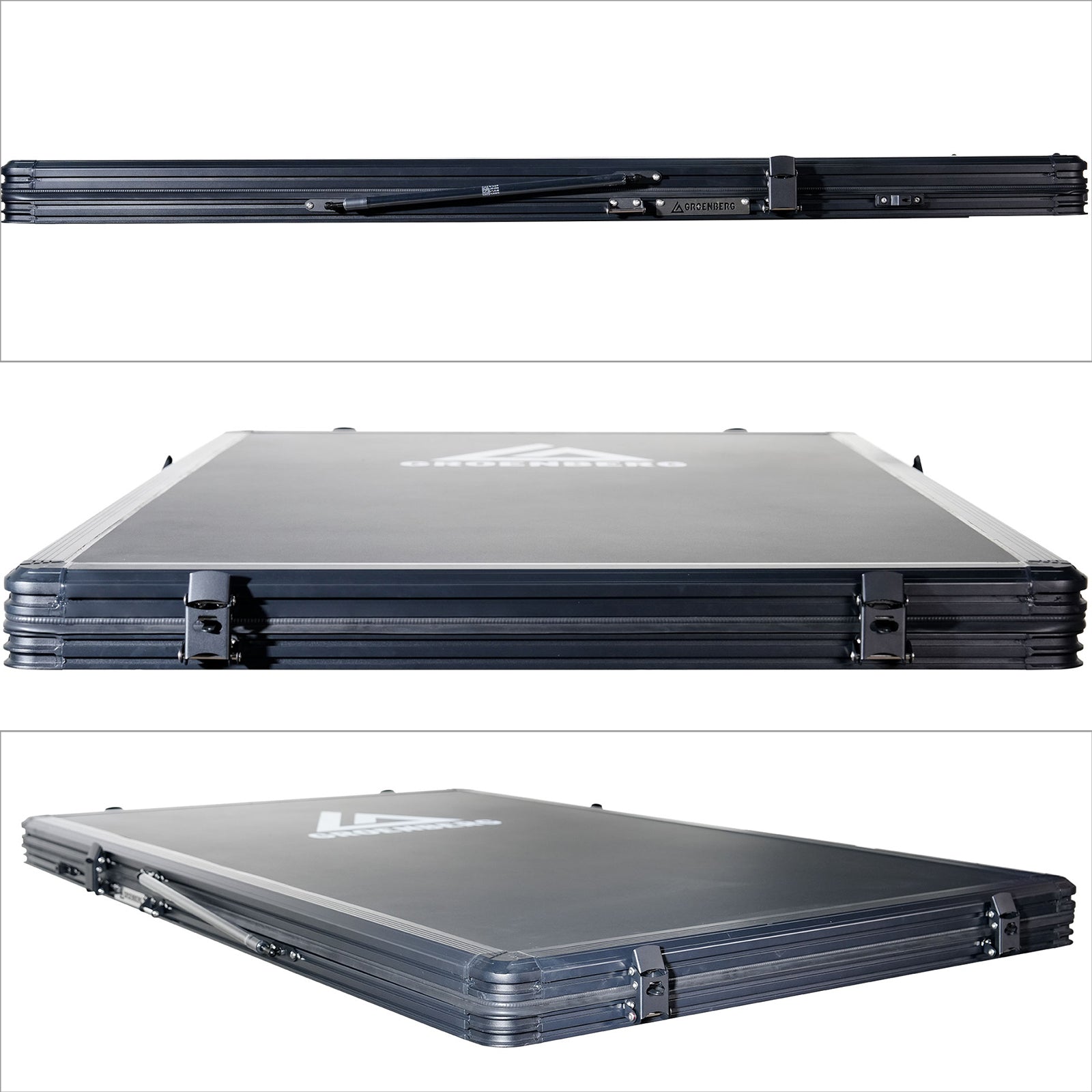 Tente de toit GROENBERG Tjelvar pour 2 personnes, coque rigide en aluminium, tente automatique