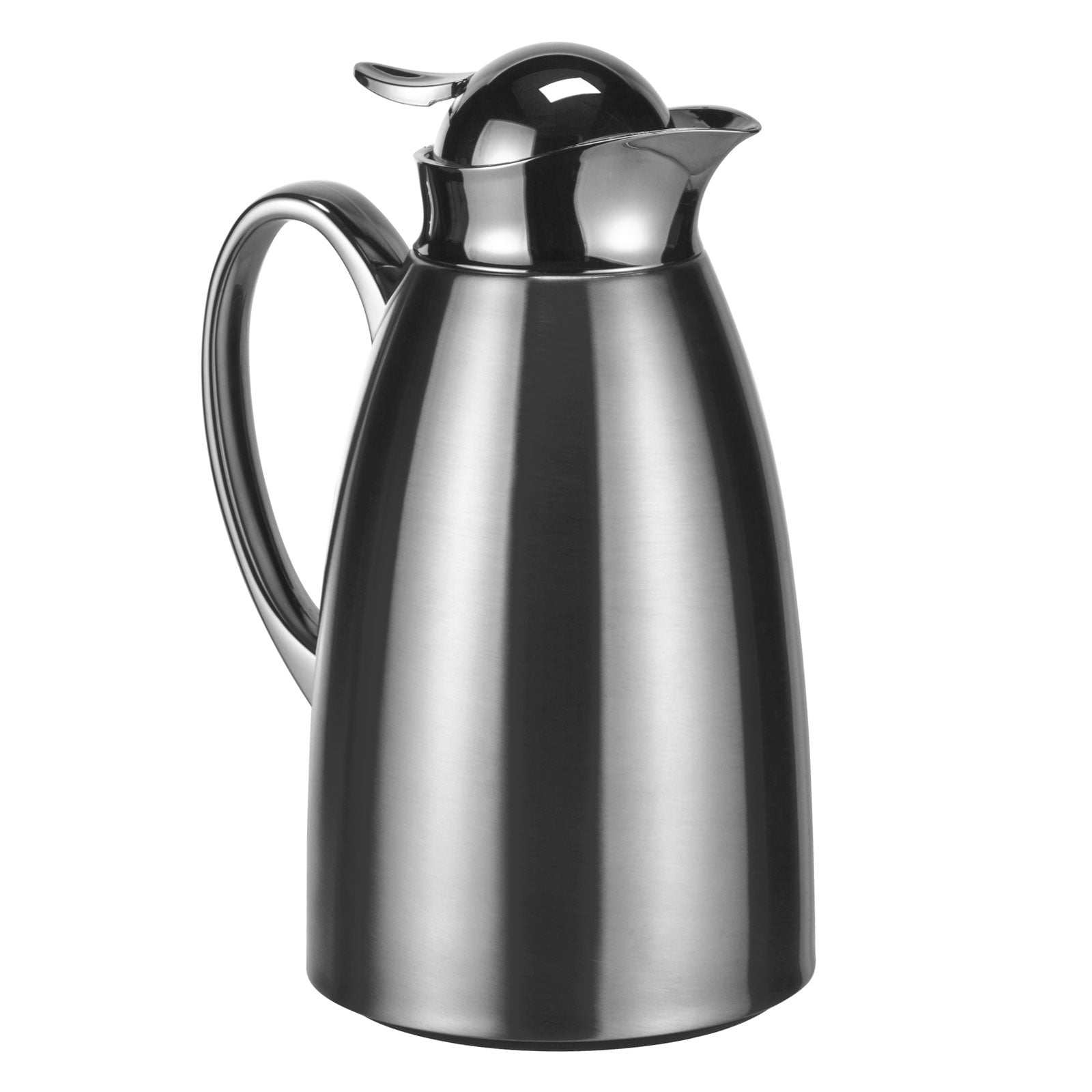 Isolierkanne 1L Isolierflasche - Thermo Kanne Kaffeekanne Tee Flasche Edelstahl