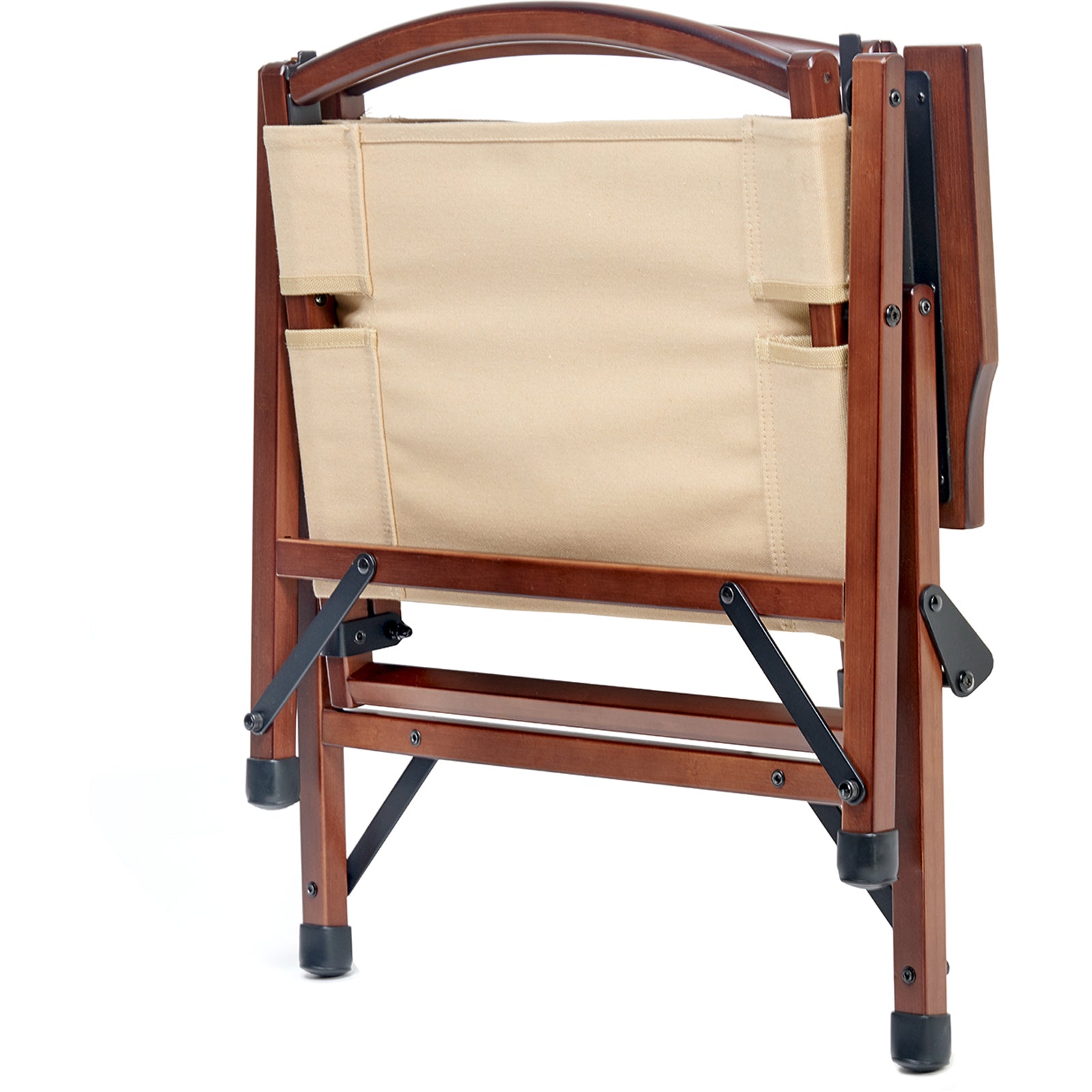 GROENBERG Chaise pliante Sot Small Chaise de camping rétro Chaise pliante Chaise pliable en bois