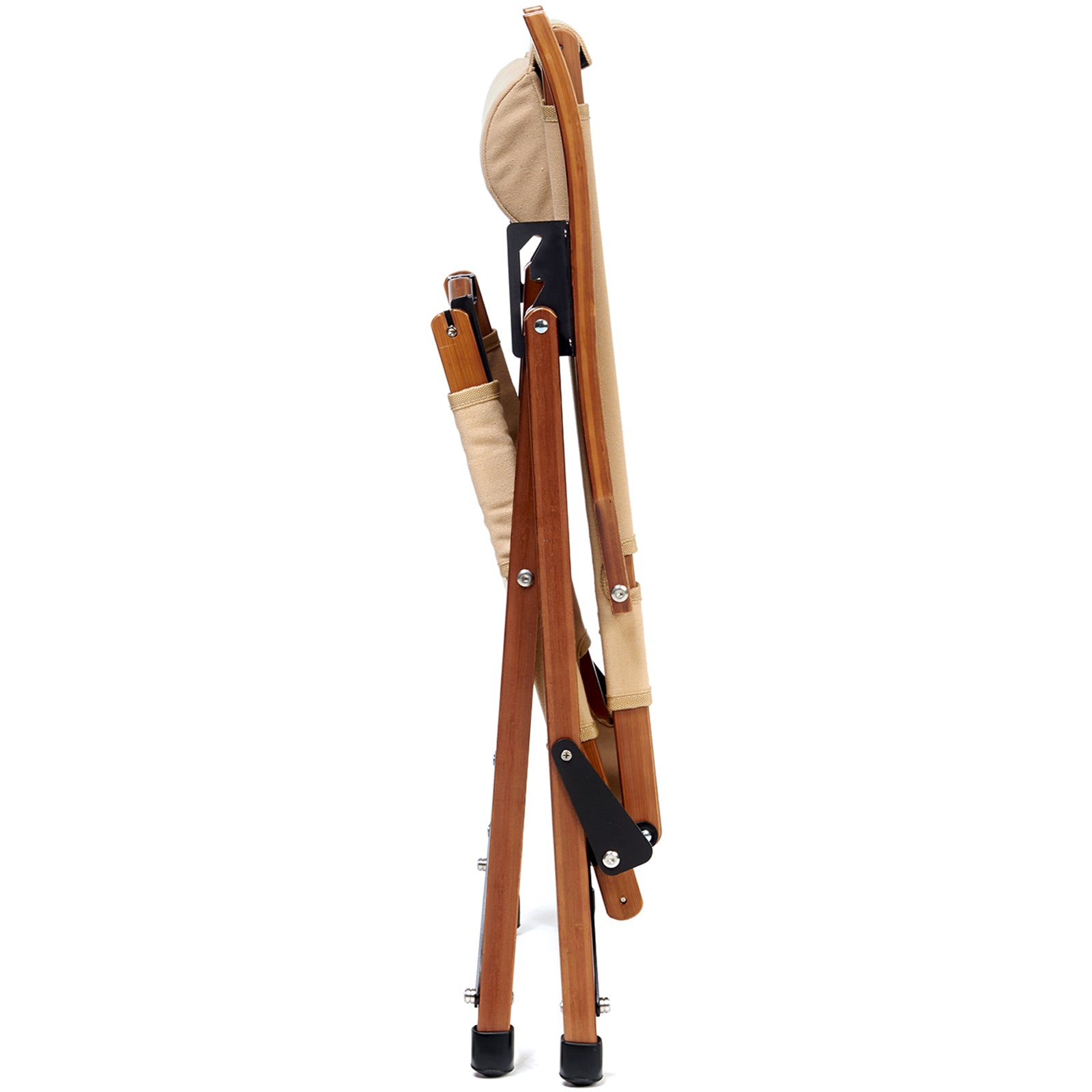 GROENBERG Klappstuhl Skogen Retro Campingstuhl Faltstuhl Stuhl Verstellbar Holz