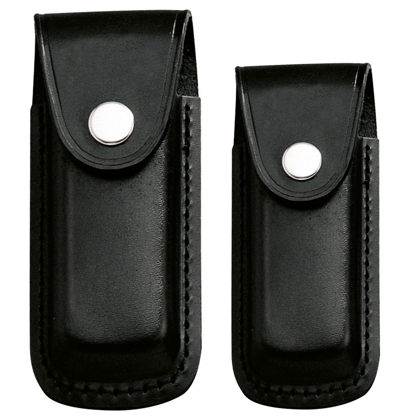 HERBERTZ knife case - leather belt case - belt loop - folding knife 2 sizes