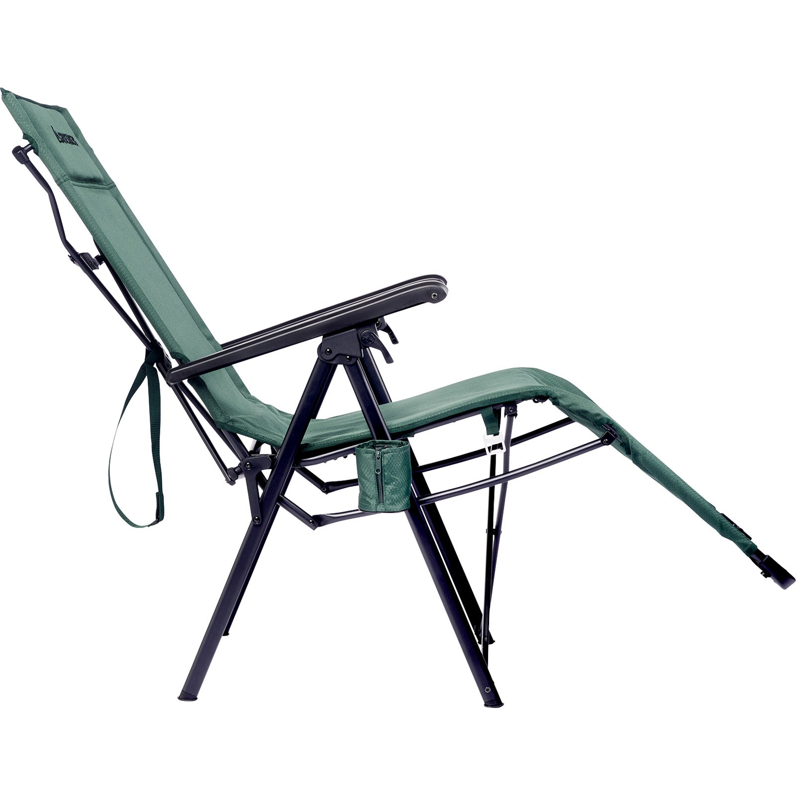 Chaise de camping GROENBERG Stjarna, chaise longue de plage pliable et réglable en continu