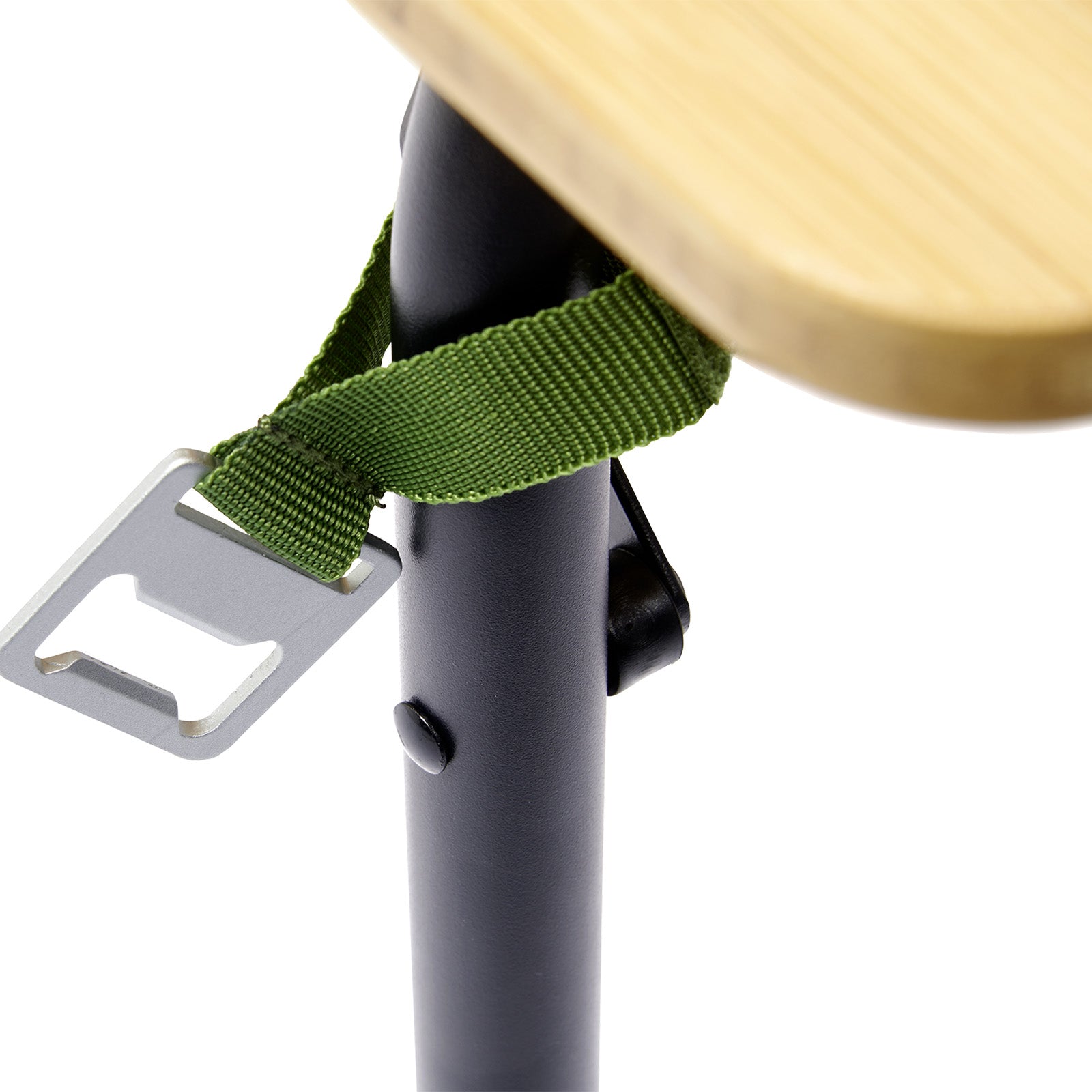 GROENBERG Camping Table Skal Folding Table Suitcase Table Height Adjustable Bamboo Wood