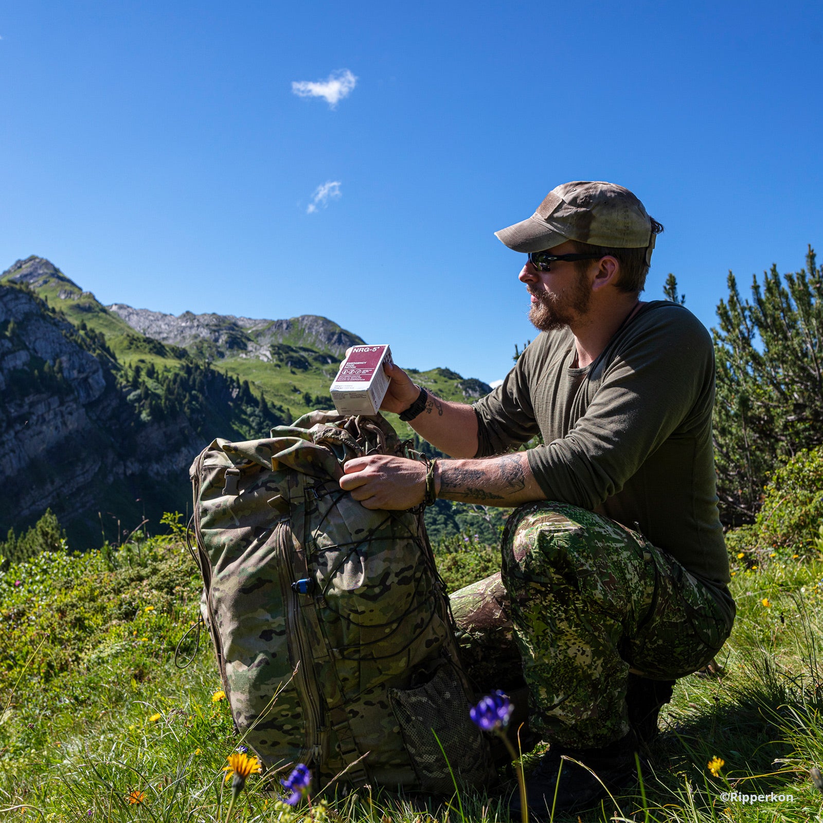 ALIMENTATION D'URGENCE NRG-5 Trekking Food Ration d'urgence Nourriture de plein air Sans lactose Végétalien