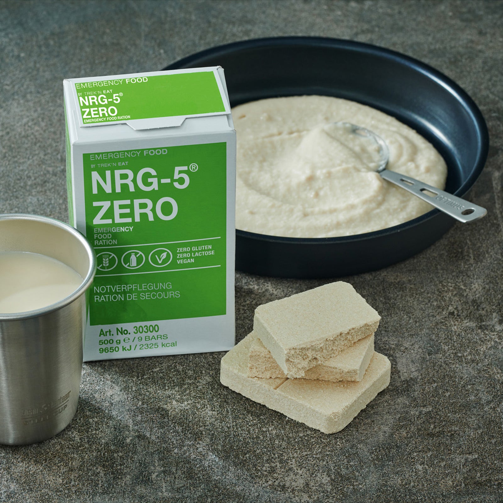 ALIMENTATION D'URGENCE NRG-5 ZERO Trekking Food Ration alimentaire d'urgence Sans gluten Végétalien