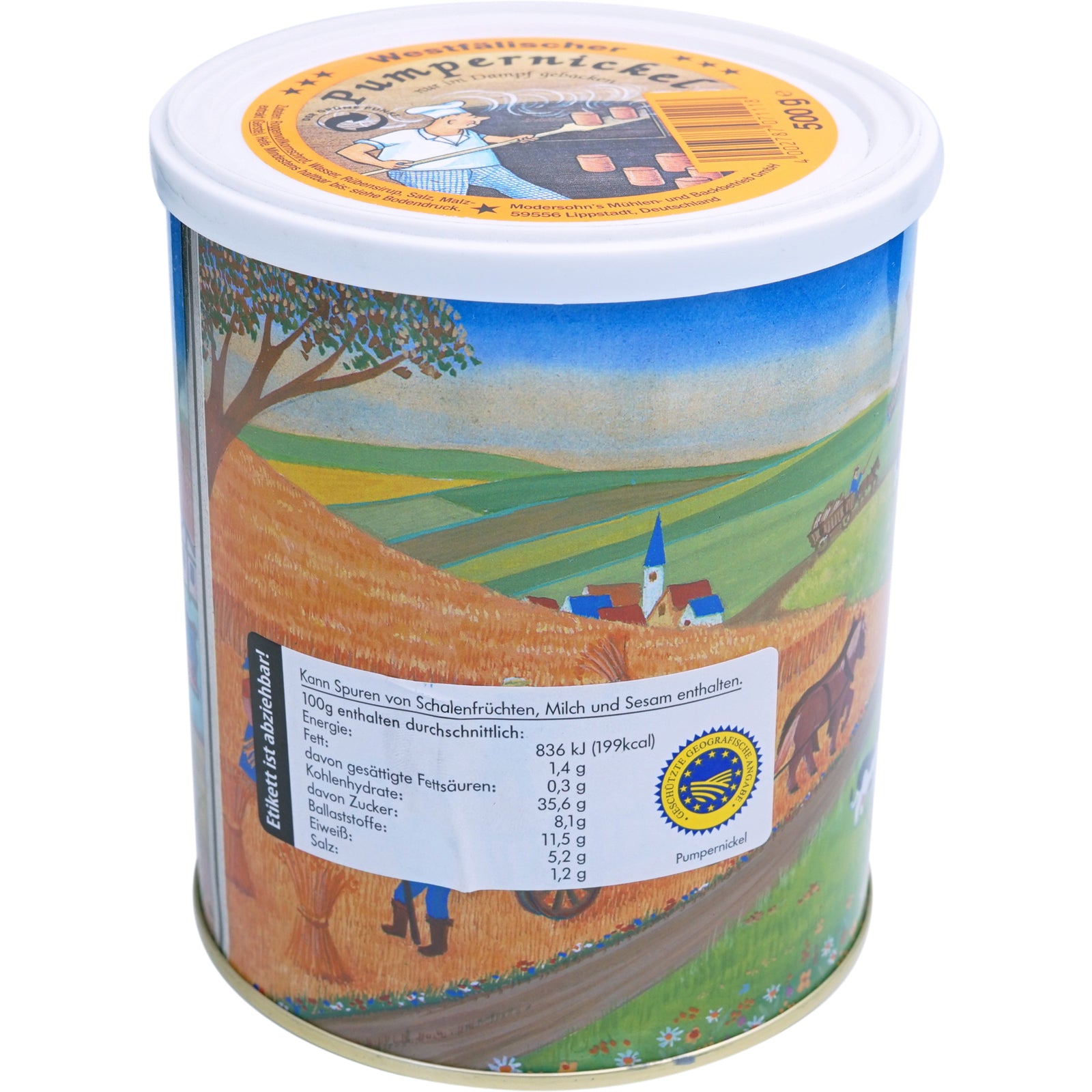 TREK'N EAT Pain de seigle en conserve Trekking Food Ration de repas végétalien 500 g
