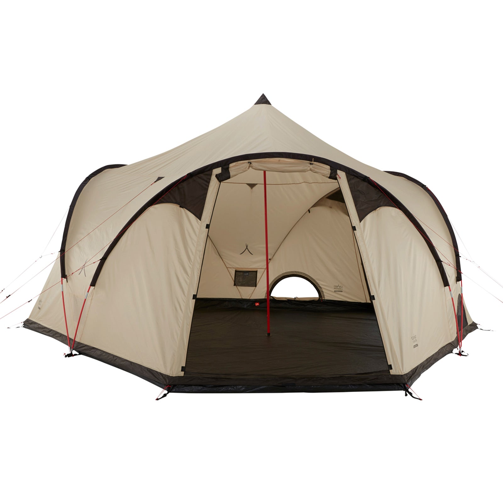 GRAND CANYON Black Knob 10 Person Tepee Tent Family Group Tent Tipi Wigwam