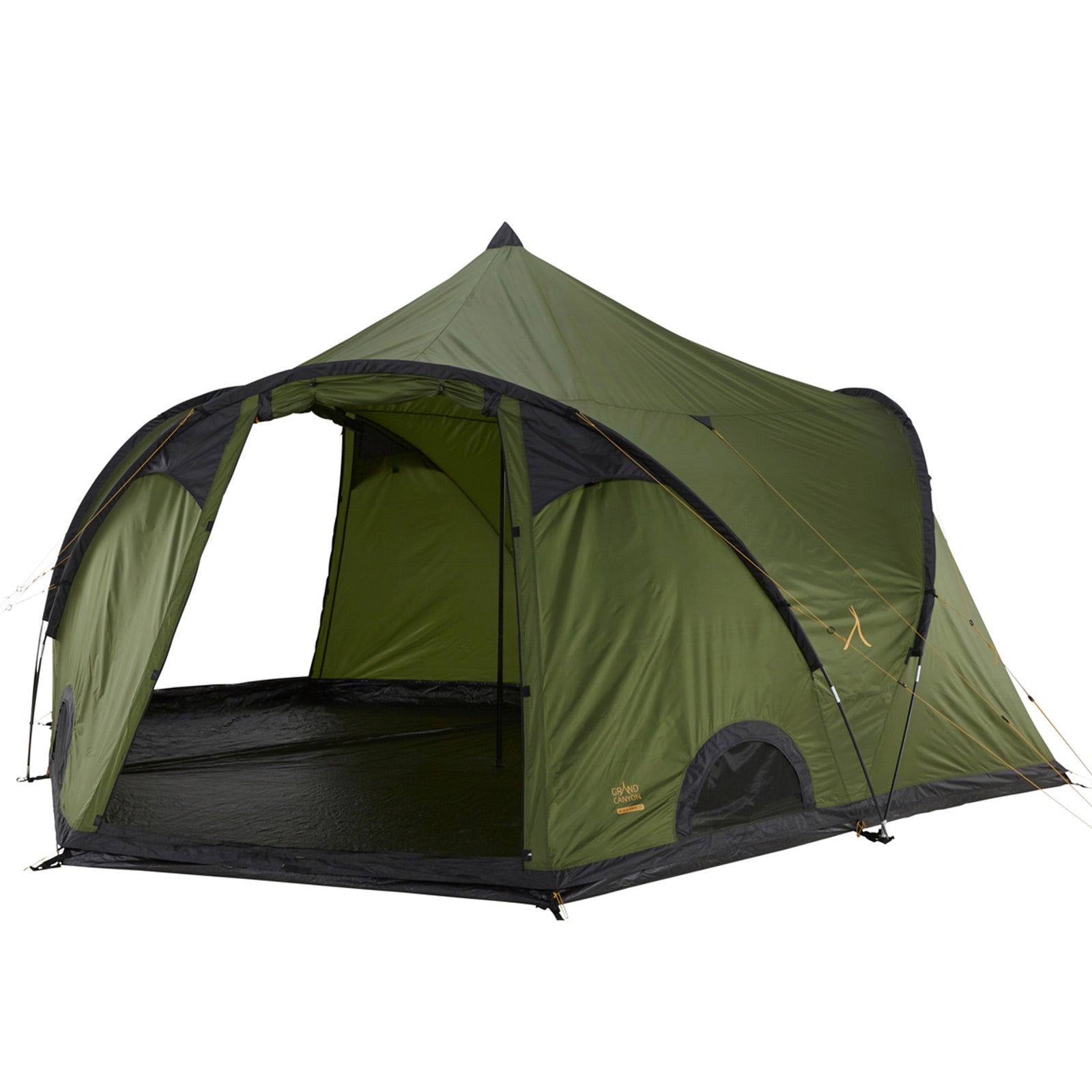 GRAND CANYON Black Knob 10 Person Tepee Tent Family Group Tent Tipi Wigwam