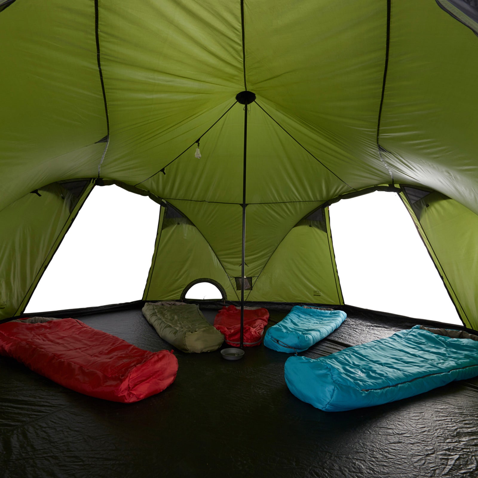 GRAND CANYON Black Knob 10 Person Tepee Tent Family Group Tent Tipi Wigwam