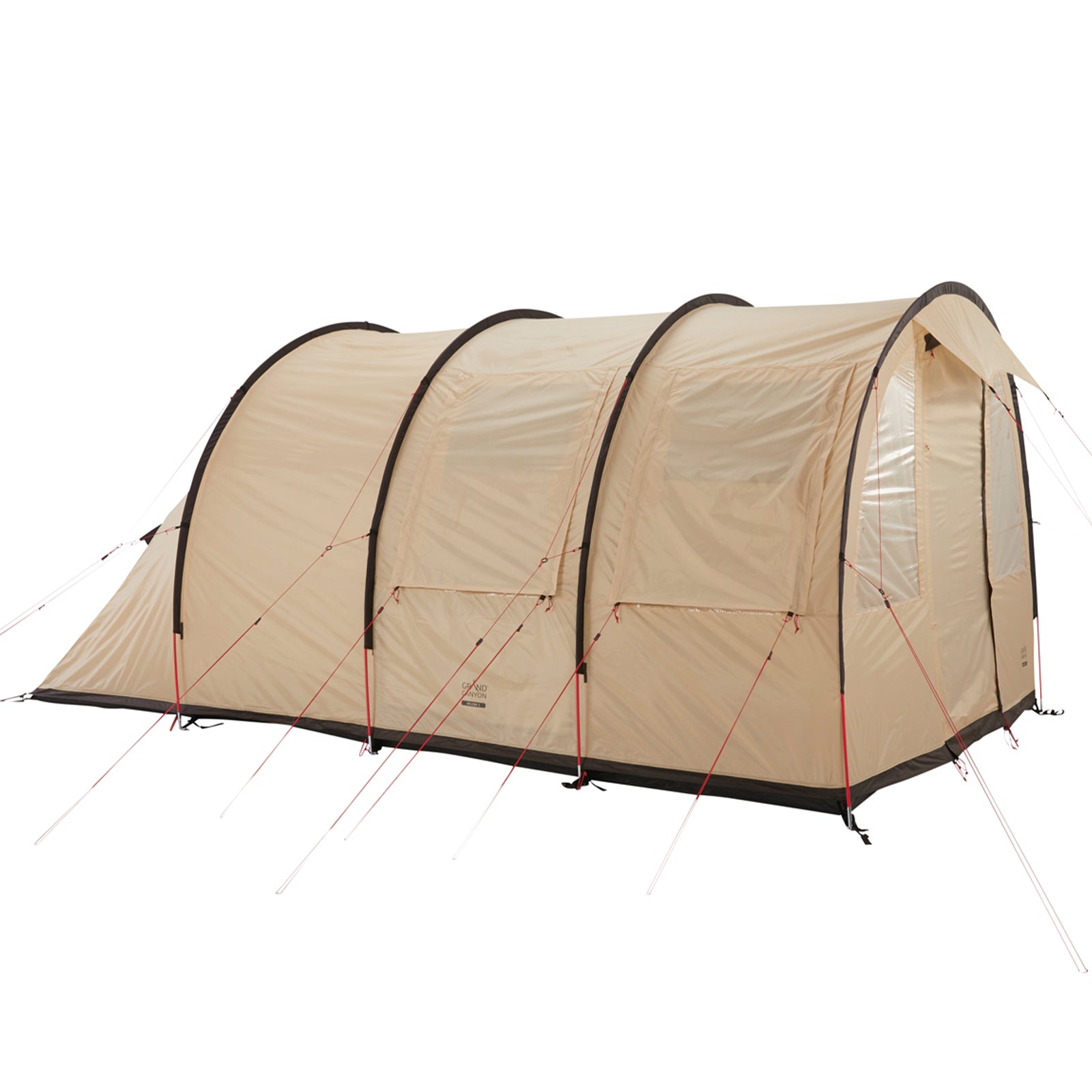 GRAND CANYON Tunnel Tent Helena 3 Persons Family Group Tent Camping Vestibule