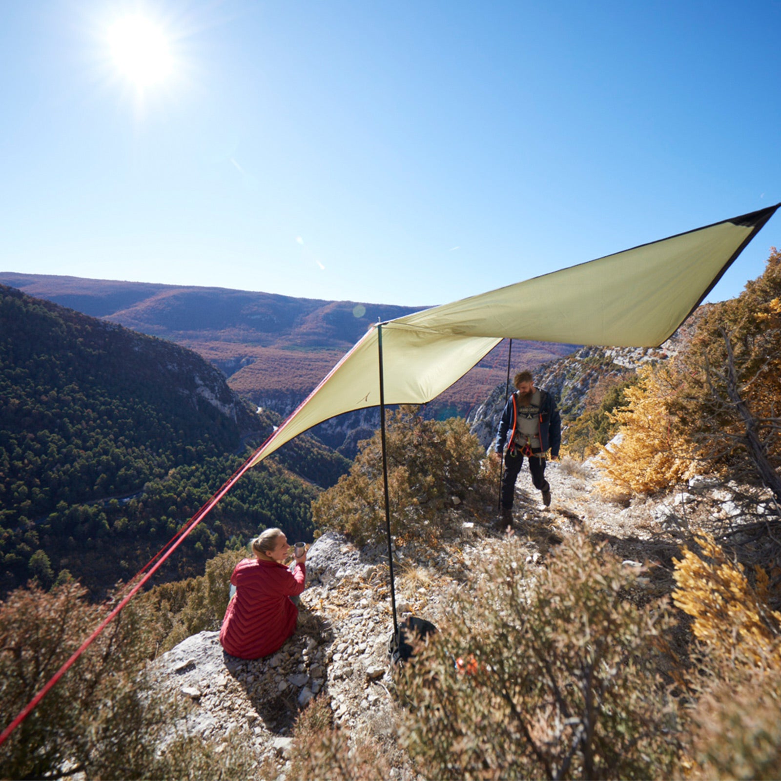 GRAND CANYON Tarp Zuni 4 Sonnensegel Camping Vor Zelt Plane UV50 Wasserdicht 4x4