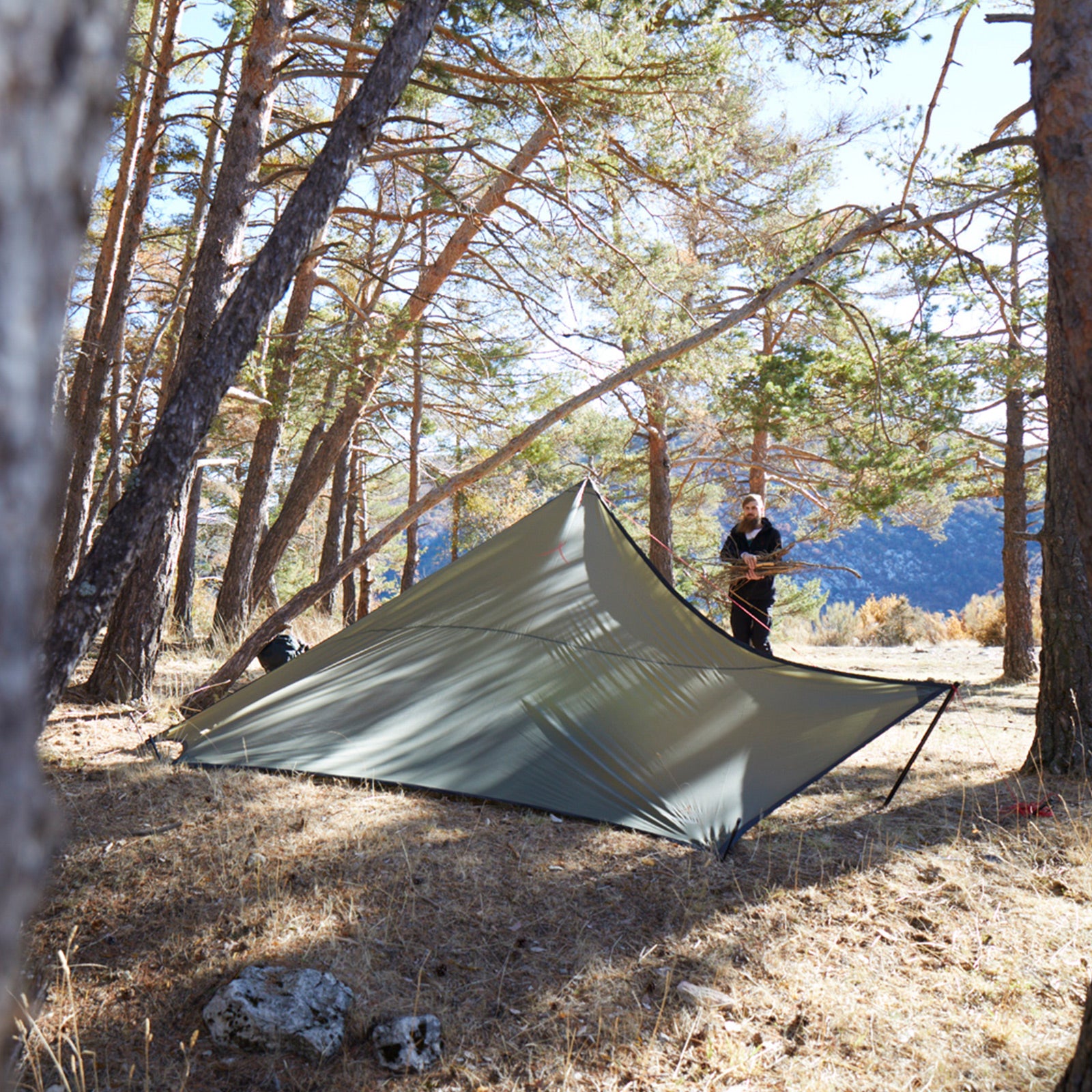 GRAND CANYON Tarp Zuni Ray Sun Shade Camping Front Tent UV50 Waterproof 3x3.7 m