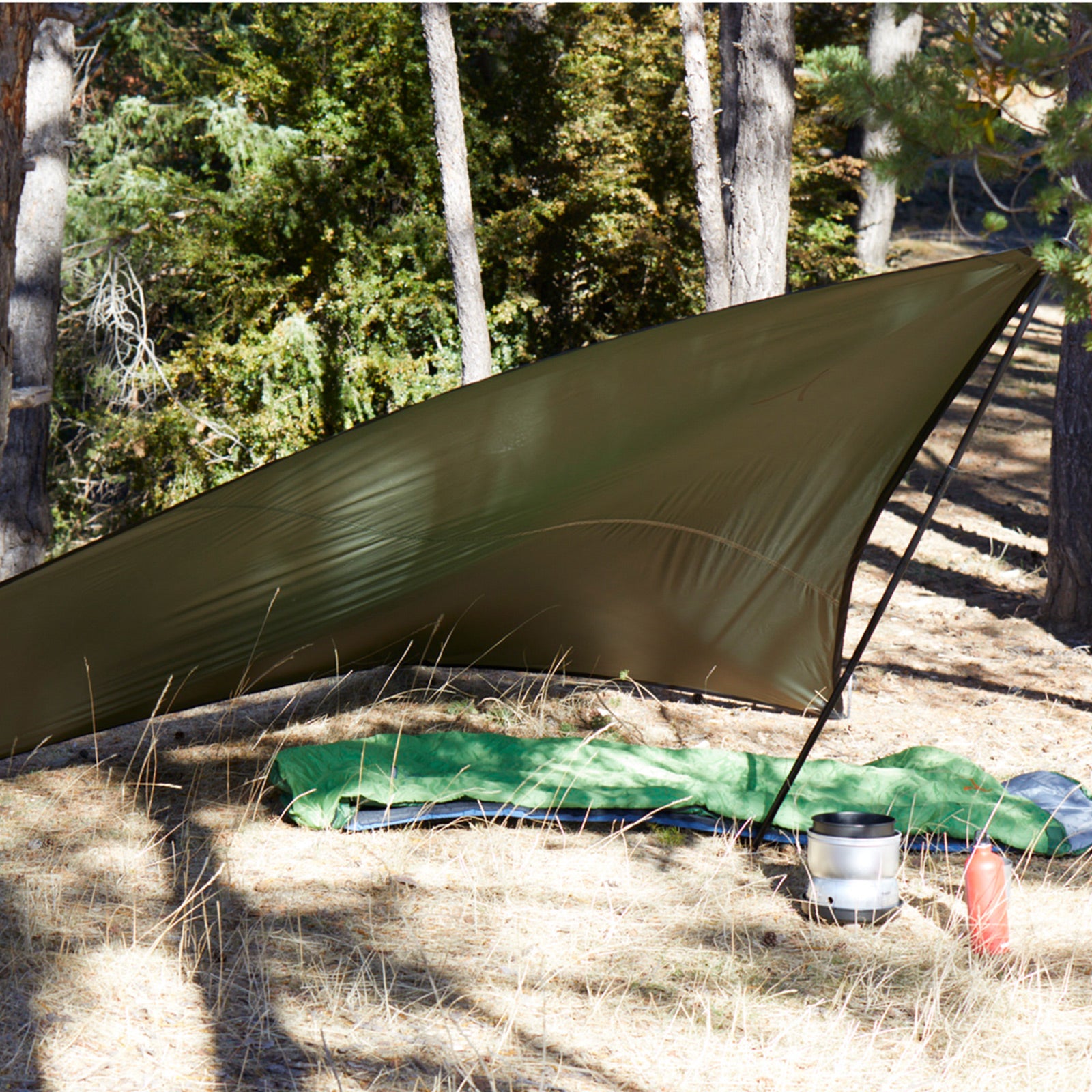 GRAND CANYON Tarp Zuni Ray Sun Shade Camping Front Tent UV50 Waterproof 3x3.7 m