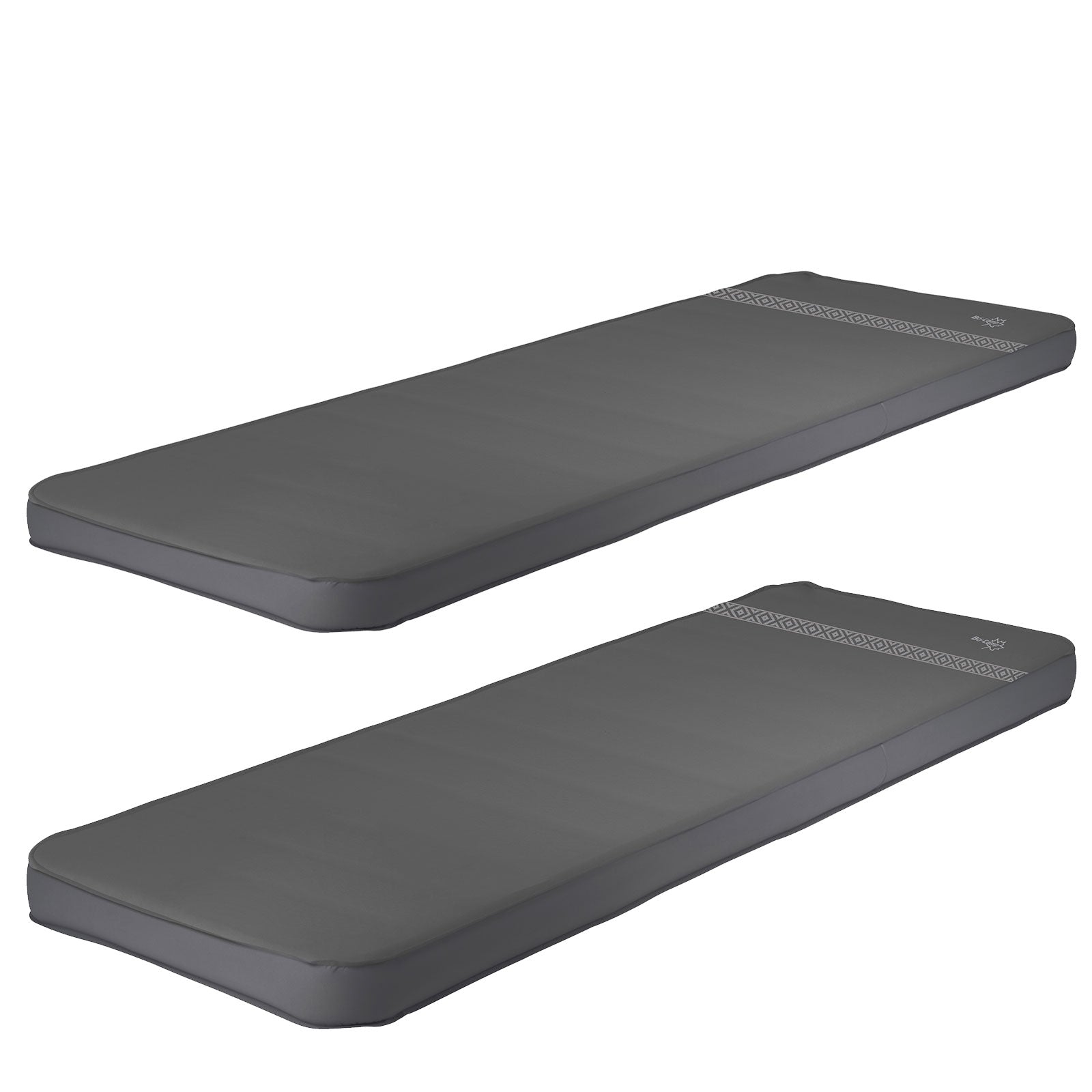 BO-CAMP Isomatte Camping Kasten Matratze Luftbett selbstaufblasend 7,5/10 cm